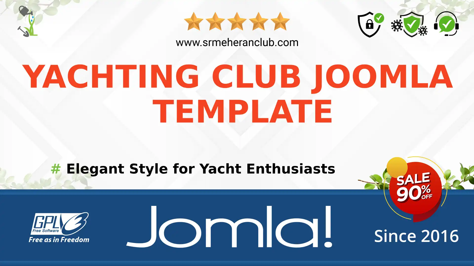 Yachting Club Joomla Template — Theme by Templatemonster