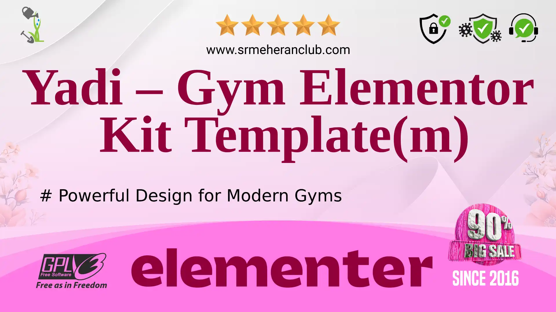 Yadi – Gym Elementor Kit Template(m) — Elementor Kit by Templatemonster