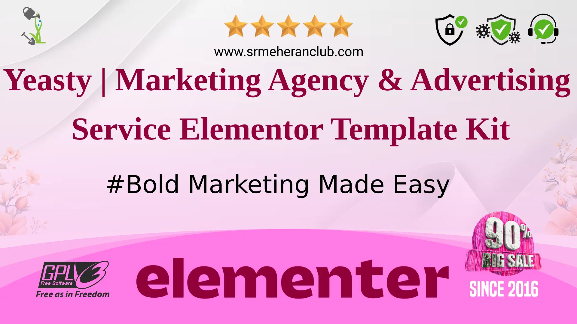Yeasty | Marketing Agency & Advertising Service Elementor Template Kit