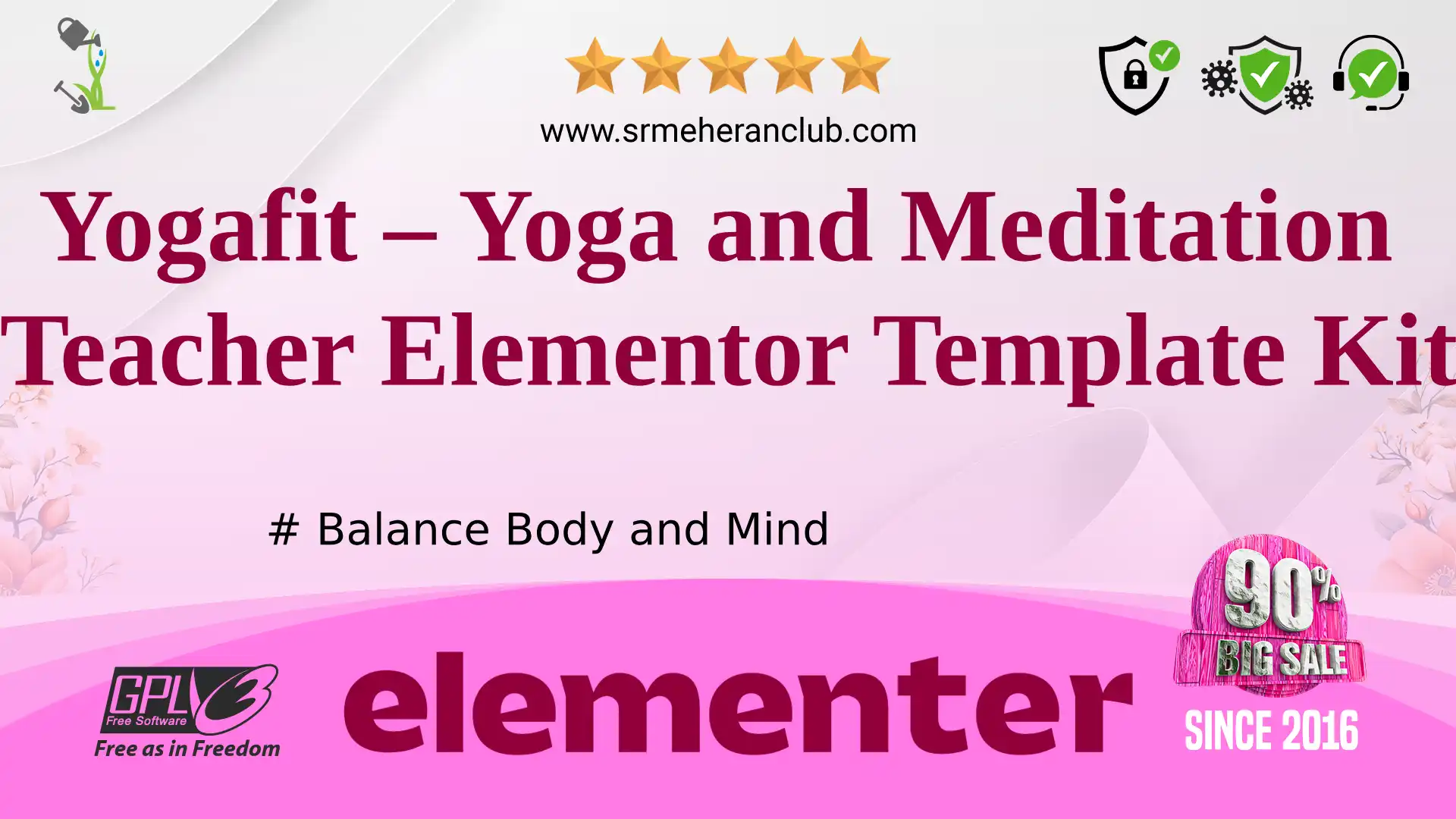 Yogafit – Yoga and Meditation Teacher Elementor Template Kit