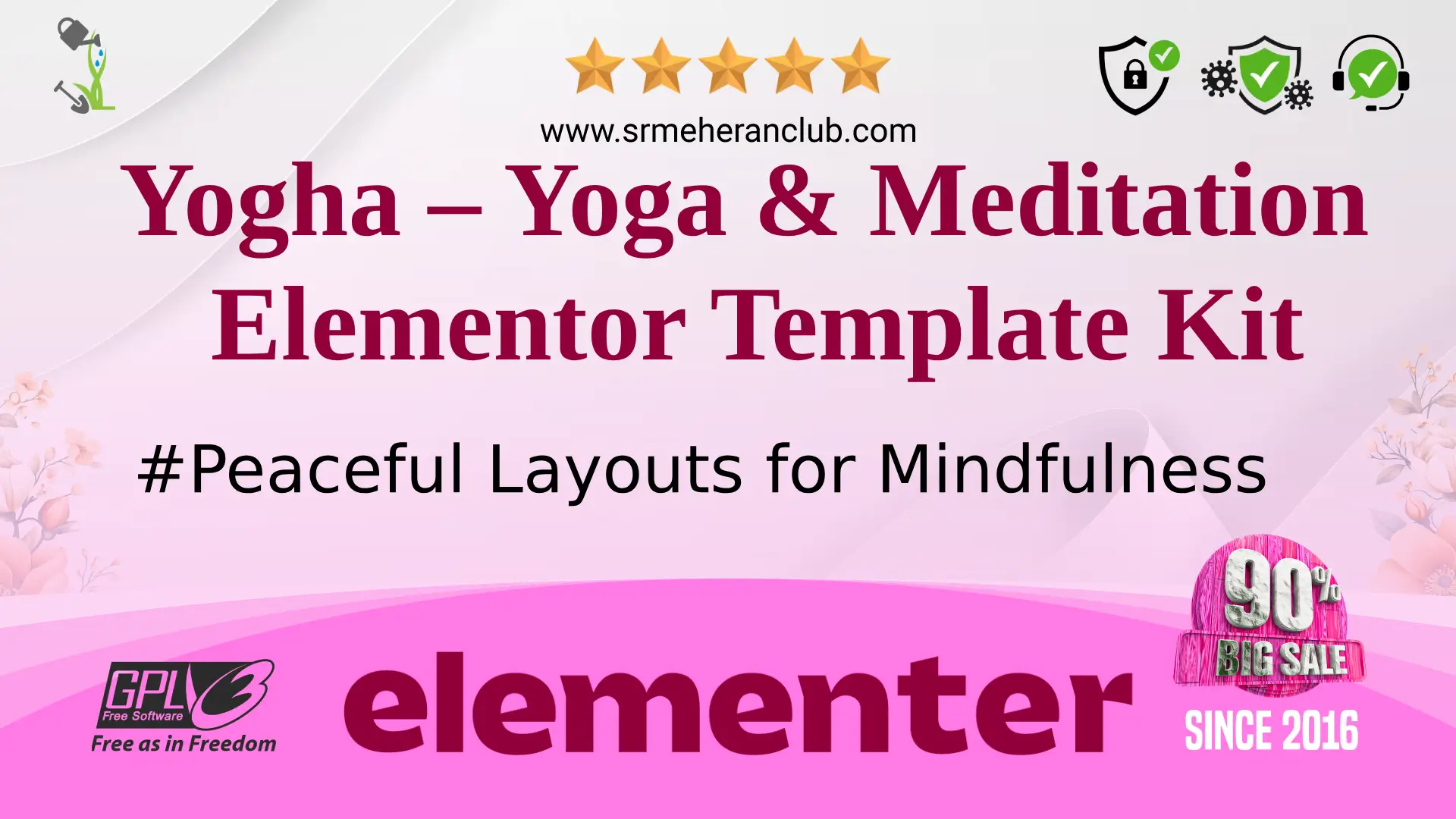 Yogha – Yoga & Meditation Elementor Template Kit