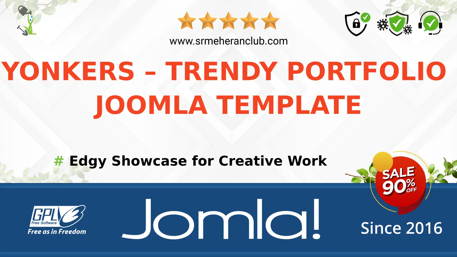 Yonkers – Trendy Portfolio Joomla Template — Theme by Themeforest