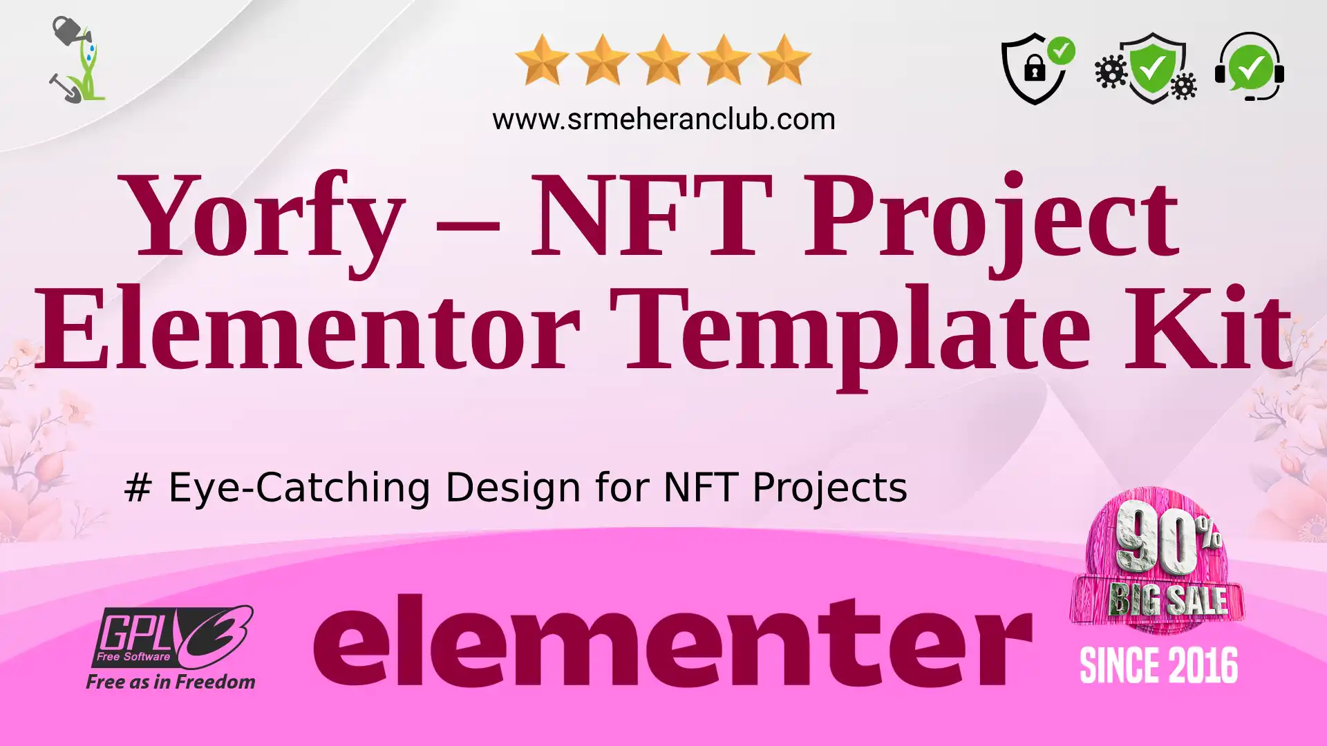 Yorfy – NFT Project Elementor Template Kit — Elementor Kit by Themeforest