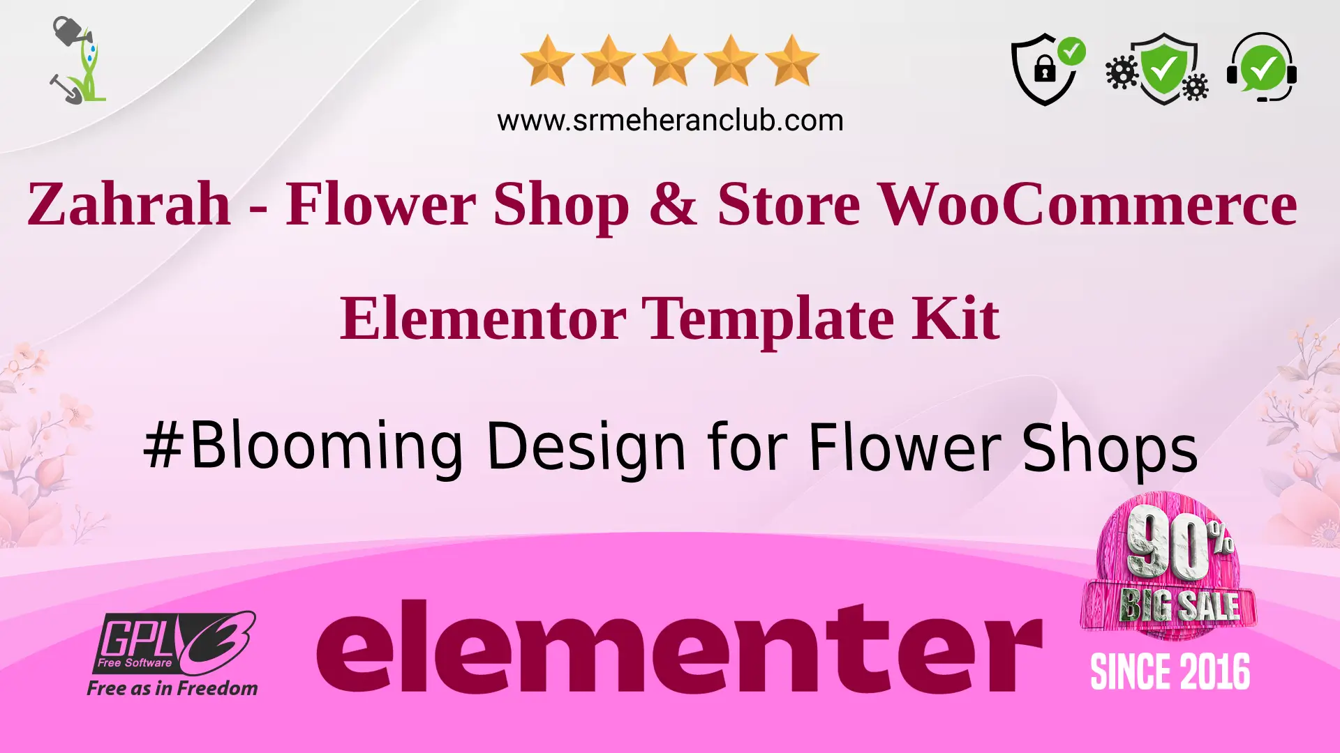 Zahrah – Flower Shop & Store WooCommerce Elementor Template Kit — Elementor Kit by Themeforest