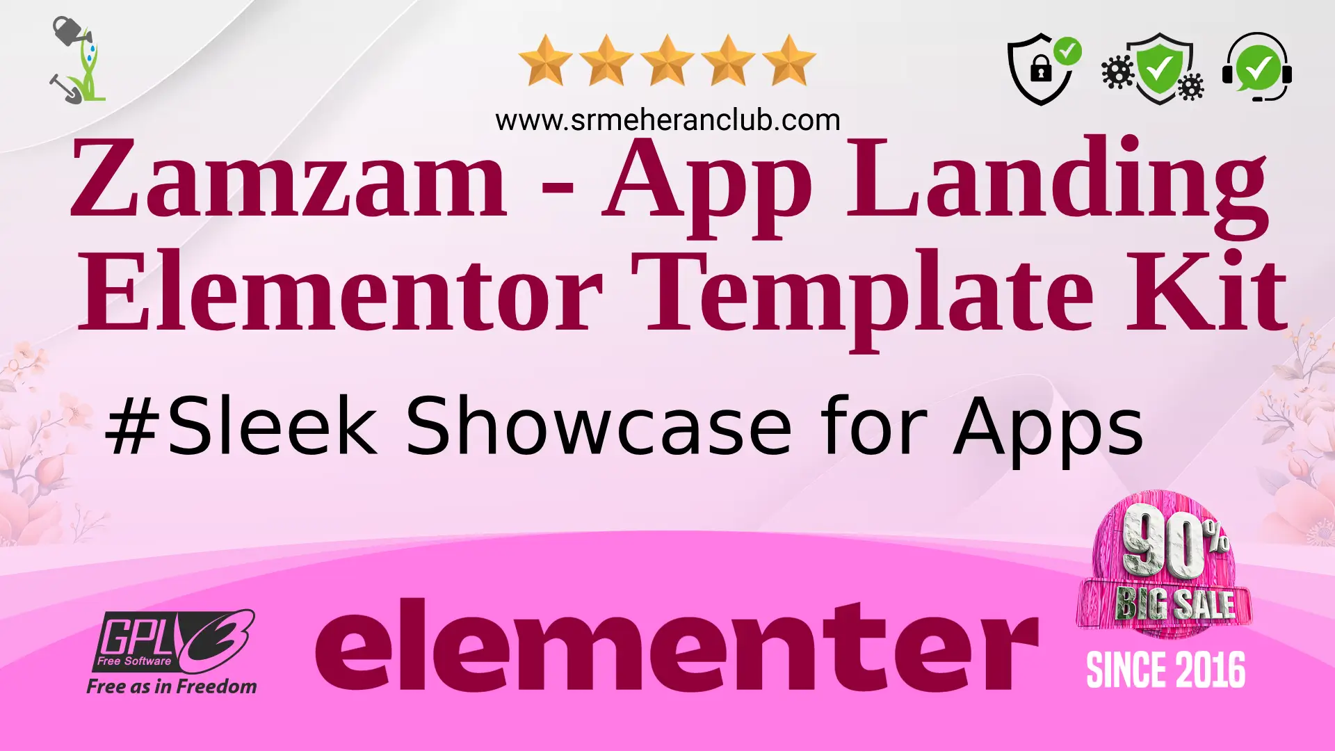 Zamzam – App Landing Elementor Template Kit — Elementor Kit by Themeforest