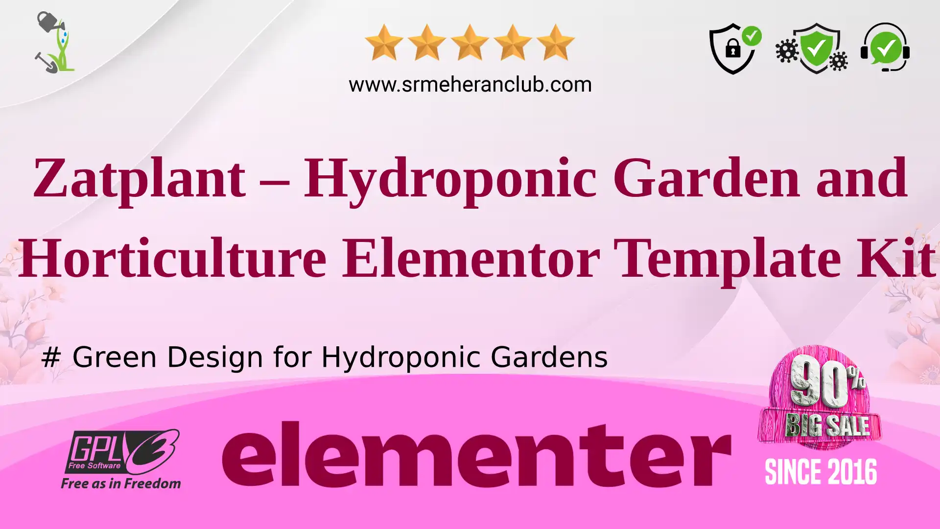 Zatplant – Hydroponic Garden and Horticulture Elementor Template Kit — Elementor Kit by Themeforest