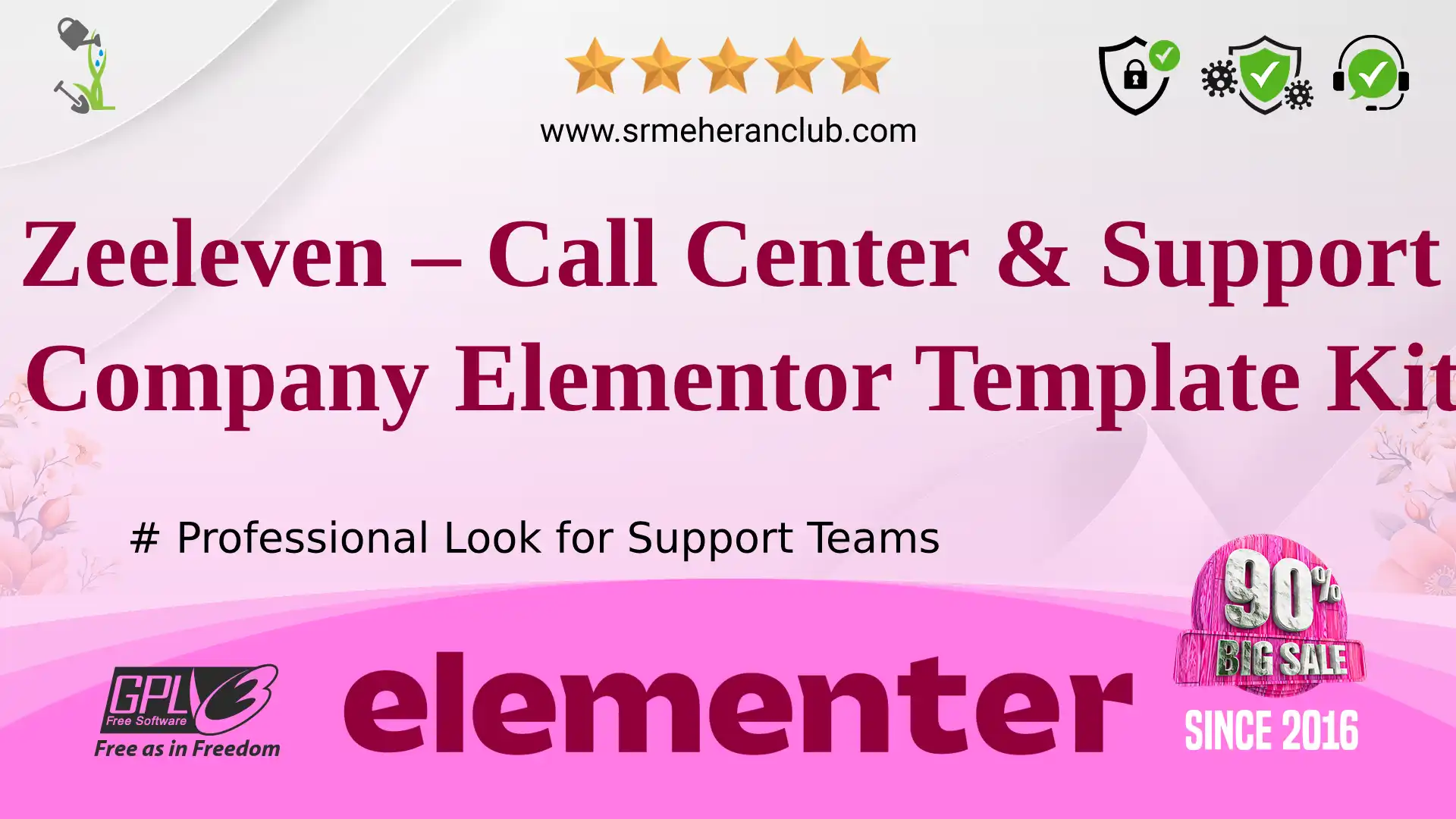 Zeeleven – Call Center & Support Company Elementor Template Kit