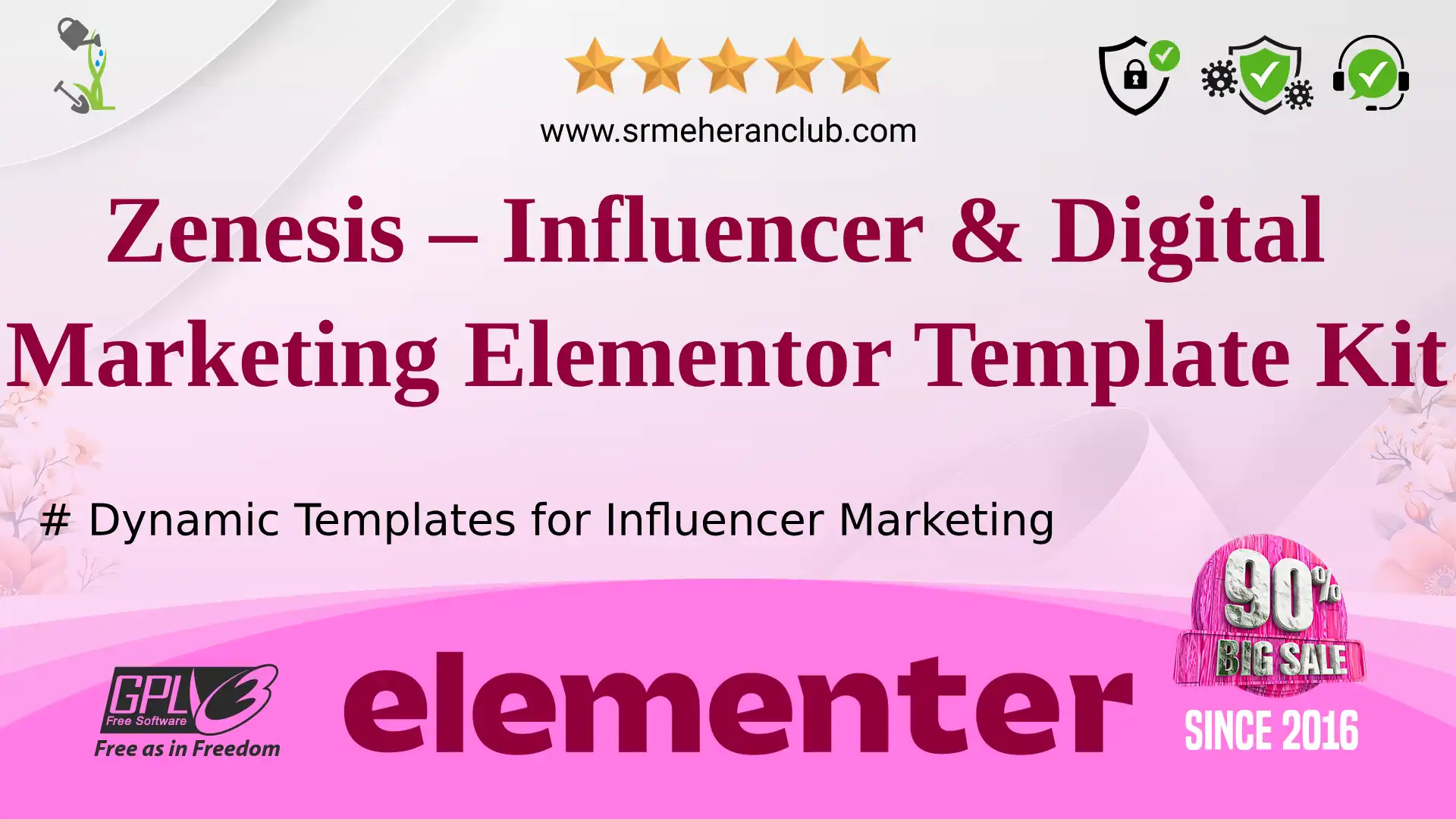 Zenesis – Influencer & Digital Marketing Elementor Template Kit