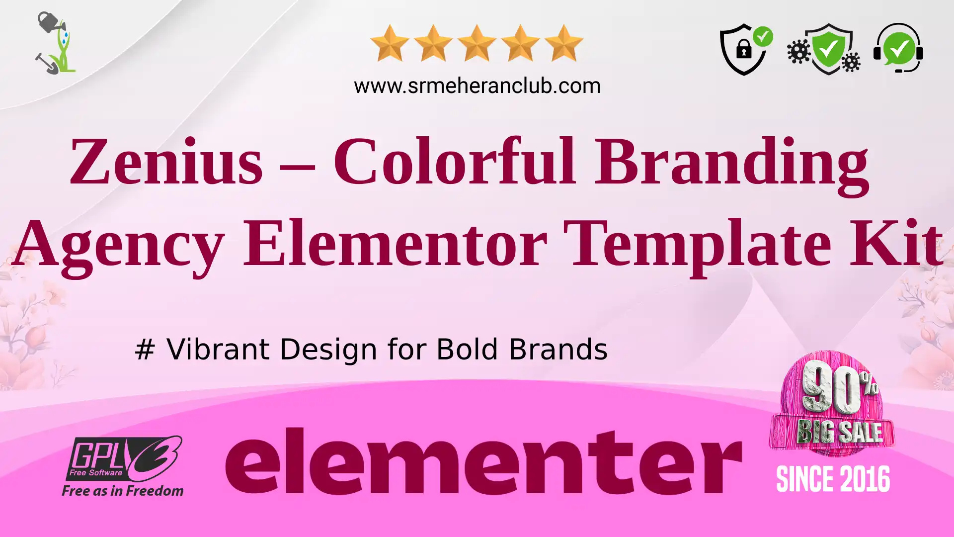 Zenius – Colorful Branding Agency Elementor Template Kit