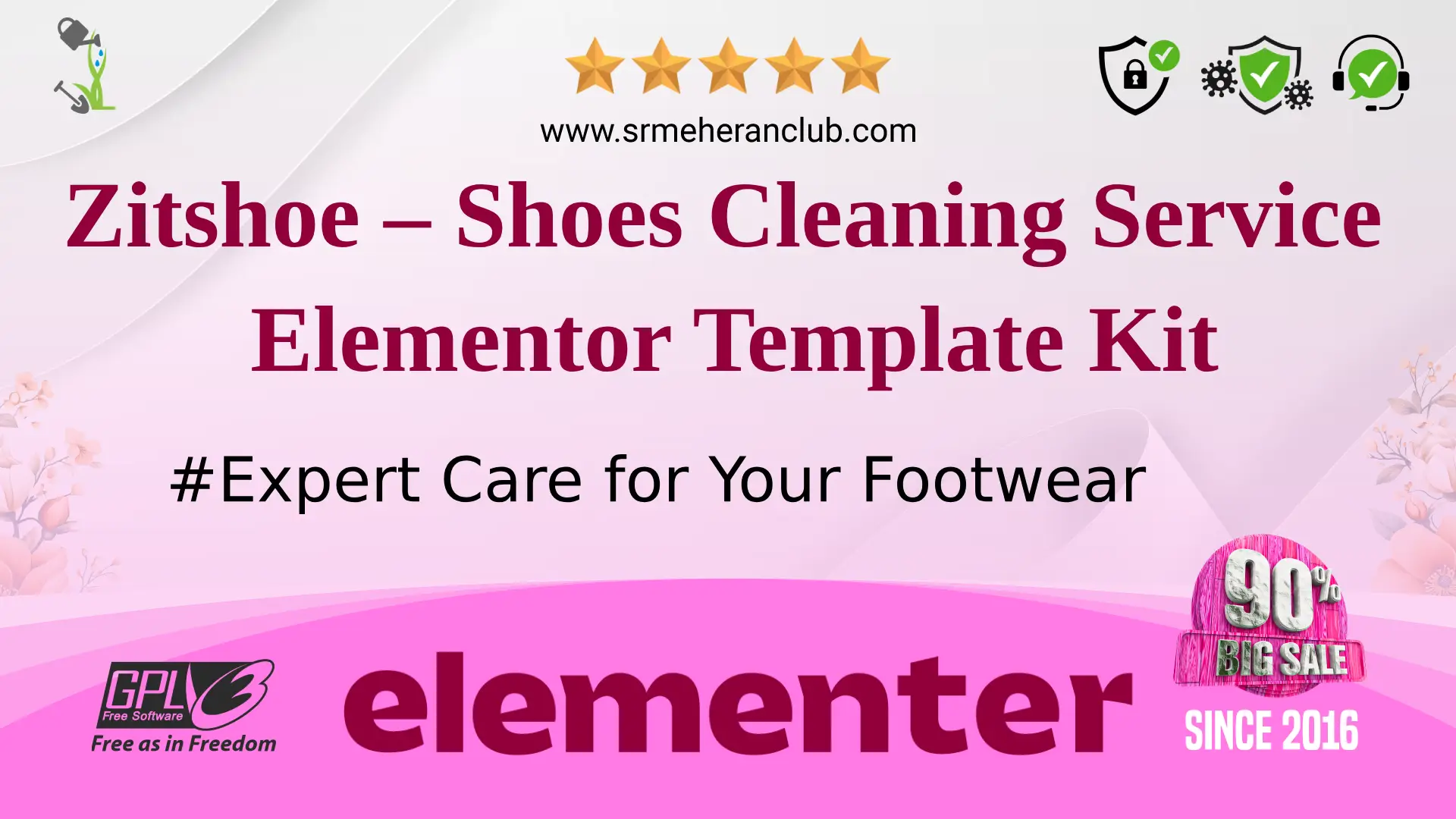 Zitshoe – Shoes Cleaning Service Elementor Template Kit — Elementor Kit by Themeforest