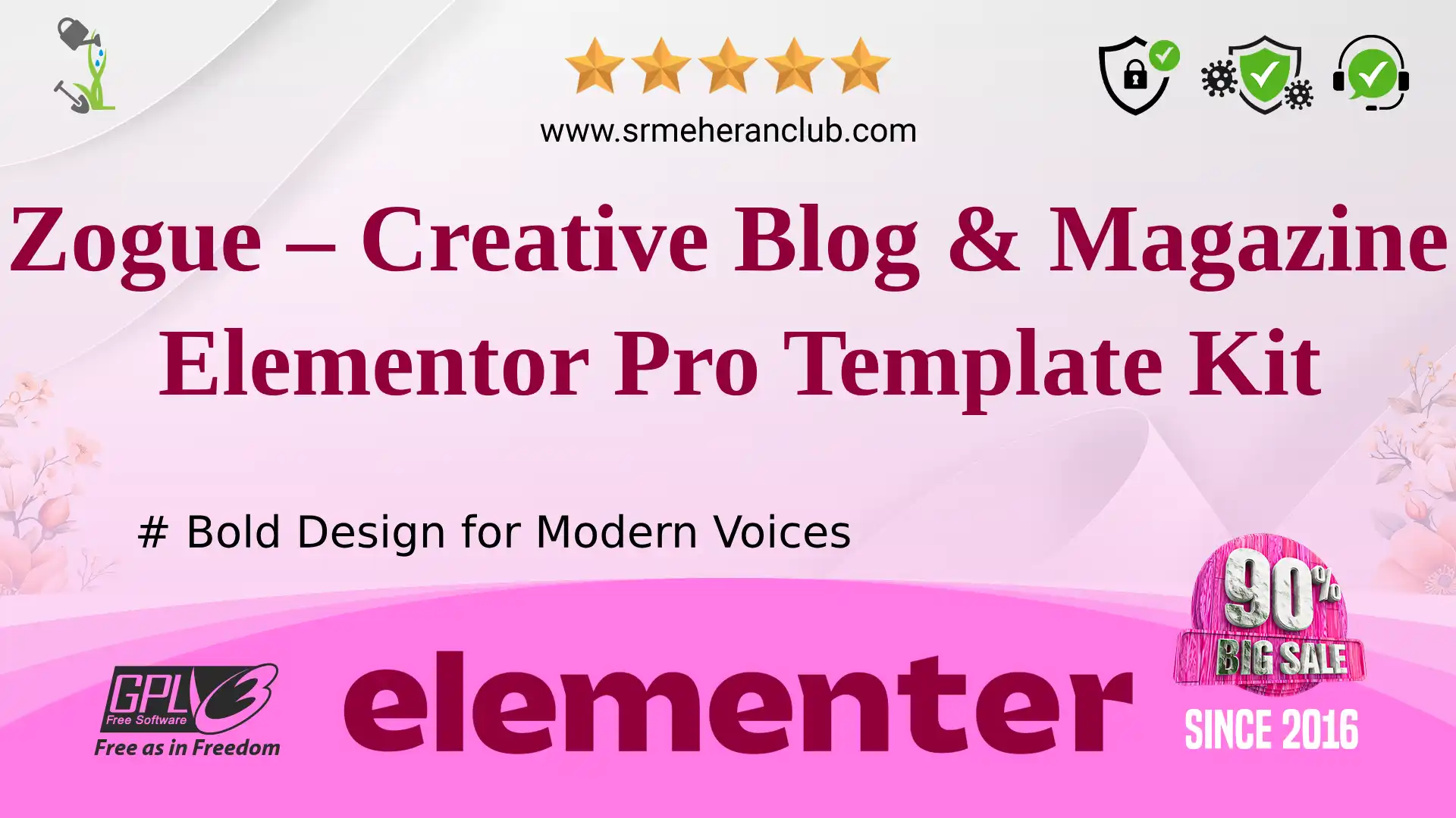 Zogue – Creative Blog & Magazine Elementor Pro Template Kit