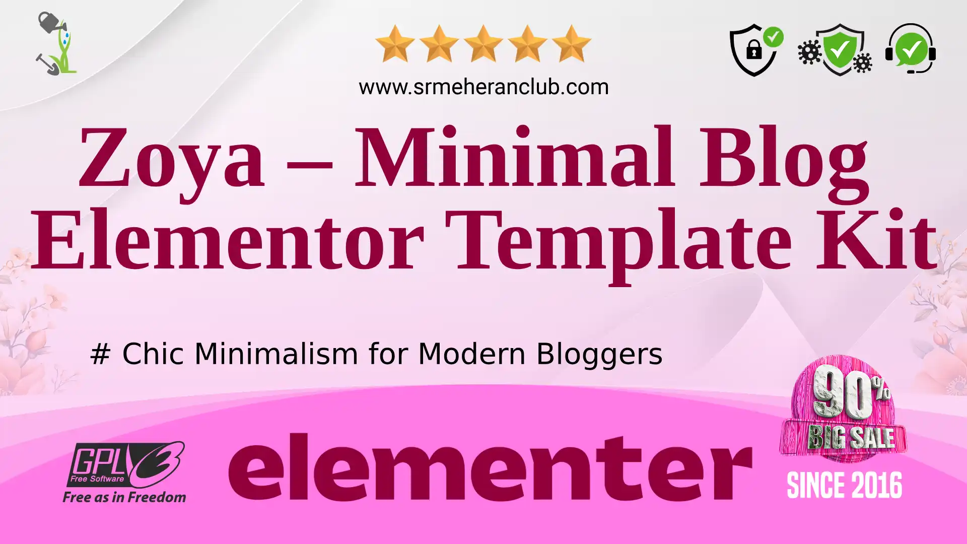 Zoya – Minimal Blog Elementor Template Kit — Elementor Kit by Themeforest