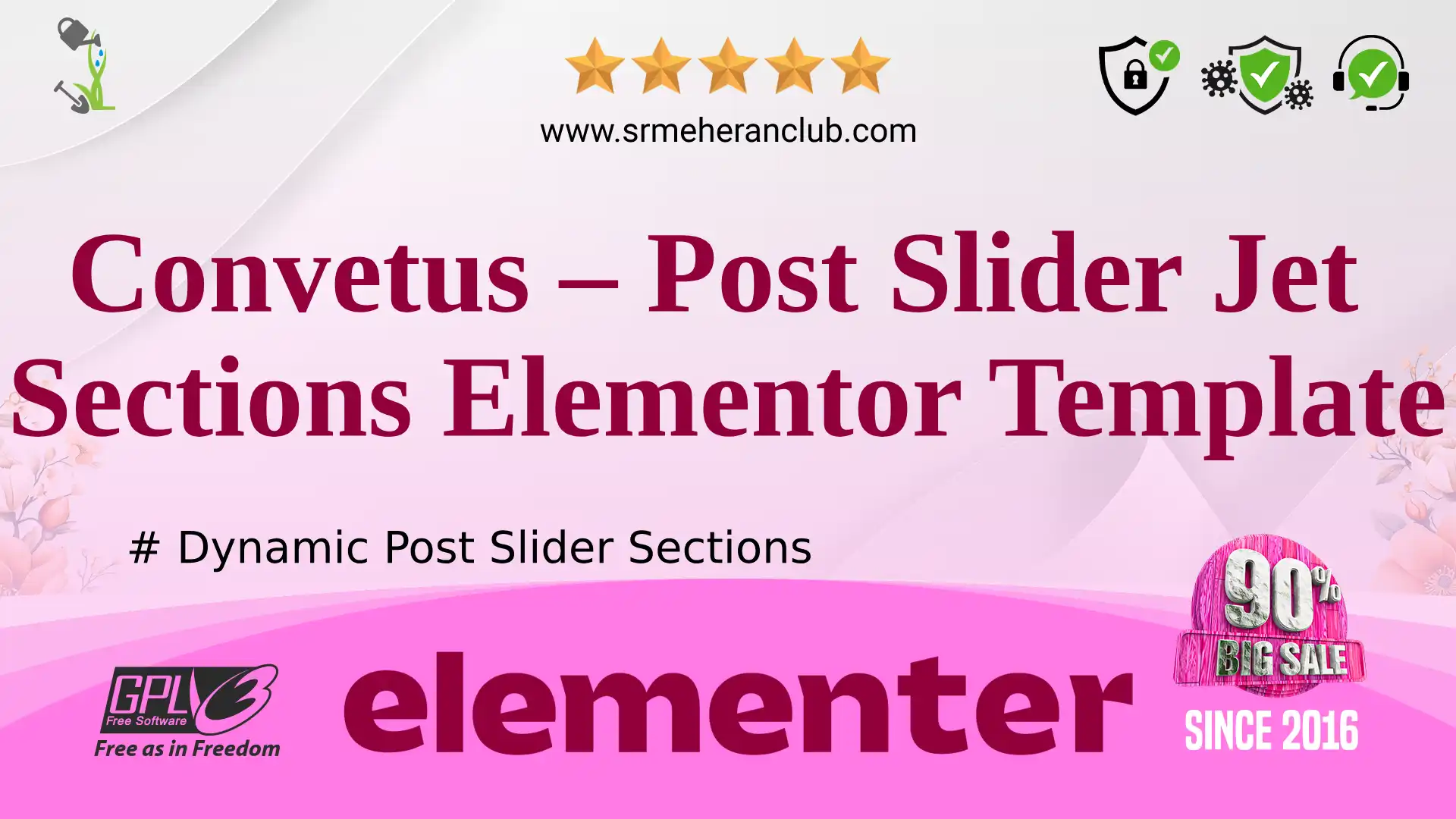 Convetus – Post Slider Jet Sections Elementor Template