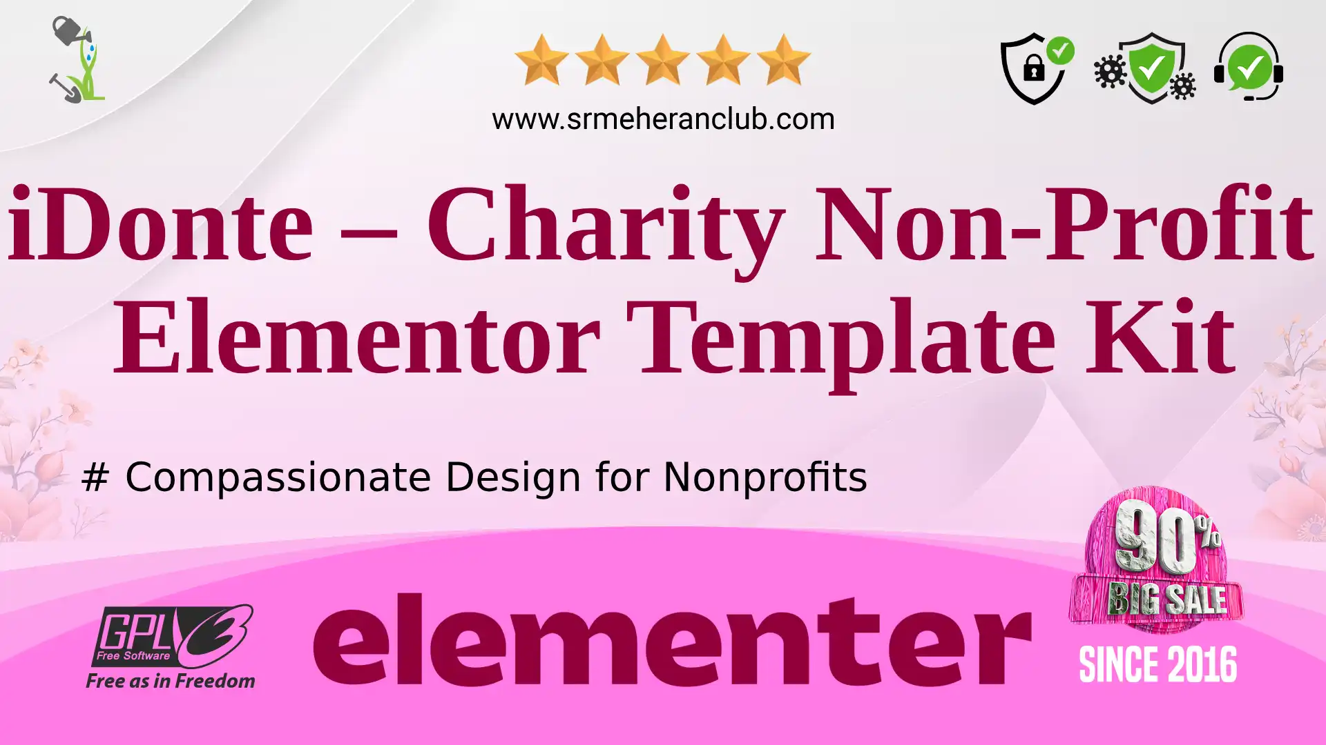 iDonte – Charity Non-Profit Elementor Template Kit — Elementor Kit by Themeforest