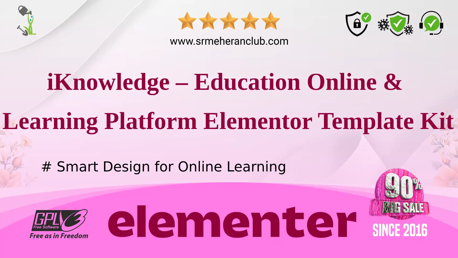 iKnowledge – Education Online & Learning Platform Elementor Template Kit — Elementor Kit by Themeforest