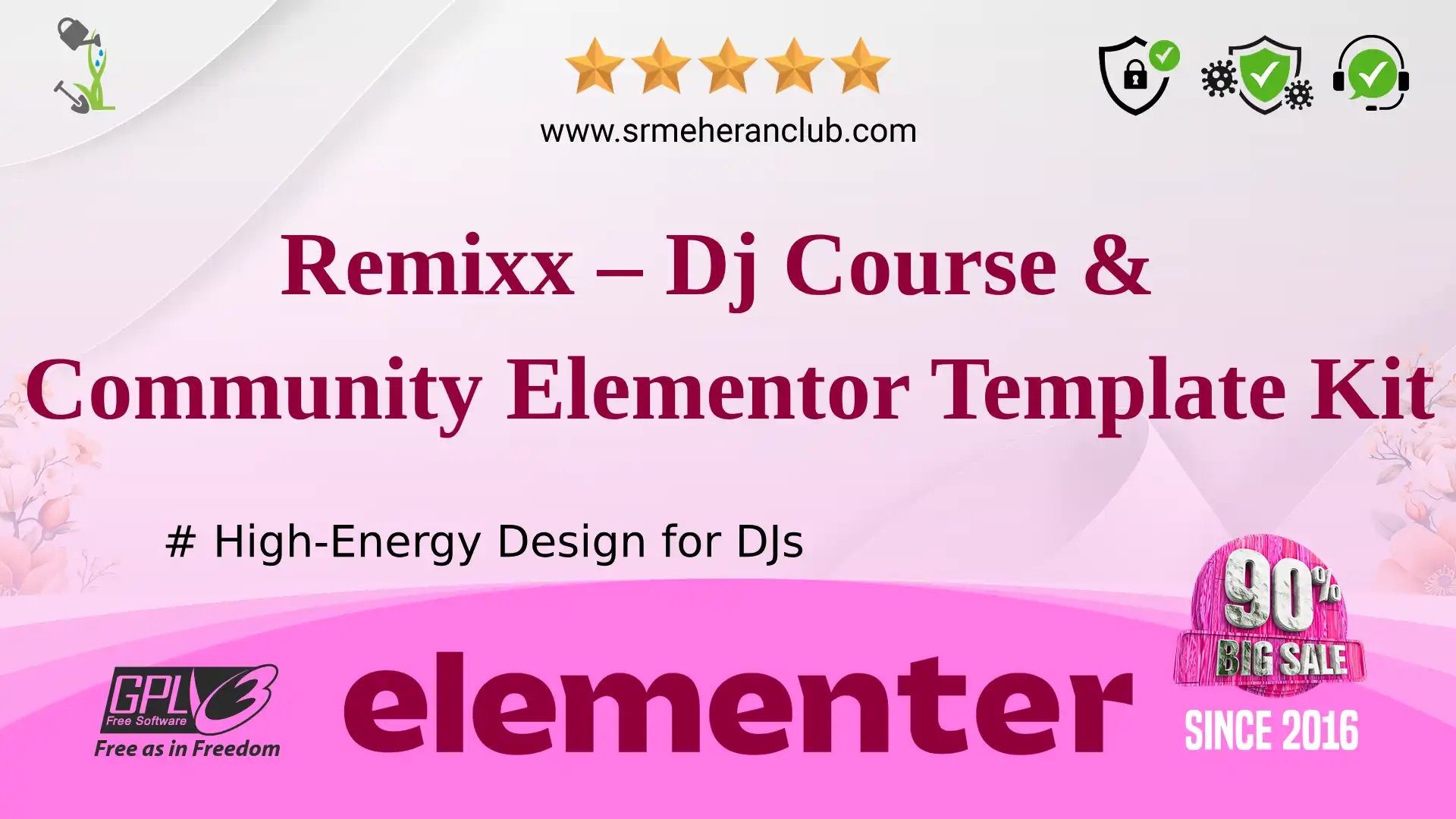Remixx – Dj Course & Community Elementor Template Kit — Elementor Kit by Themeforest
