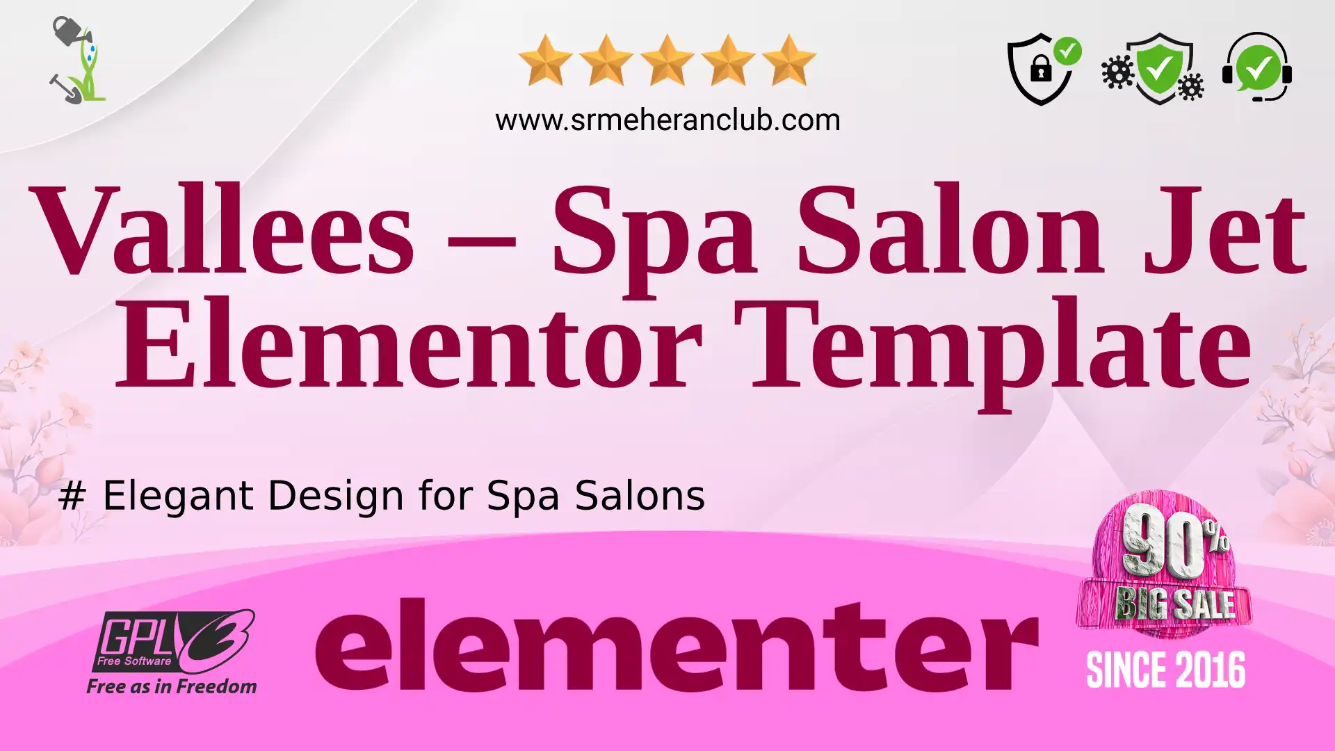 Vallees – Spa Salon Jet Elementor Template — Elementor Kit by Templatemonster