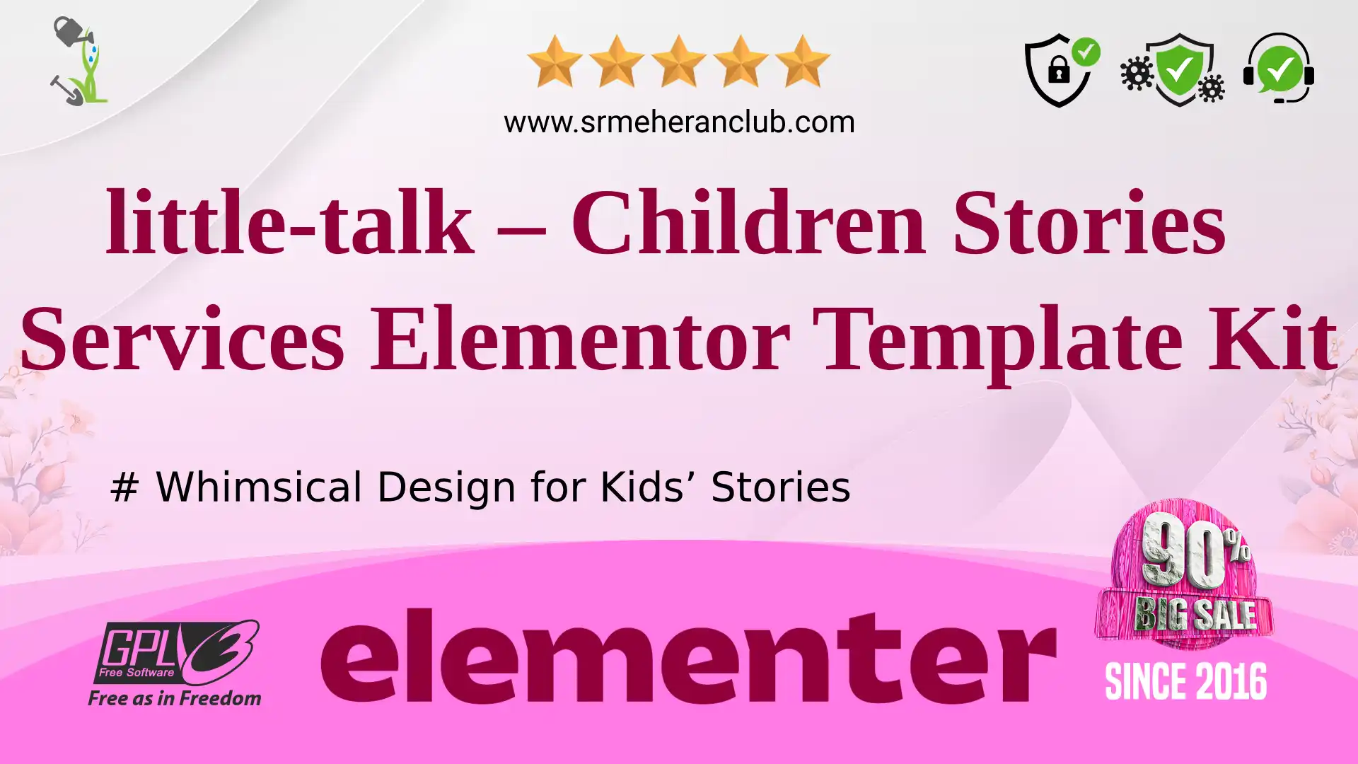 little-talk – Children Stories Services Elementor Template Kit — Elementor Kit by Templatemonster