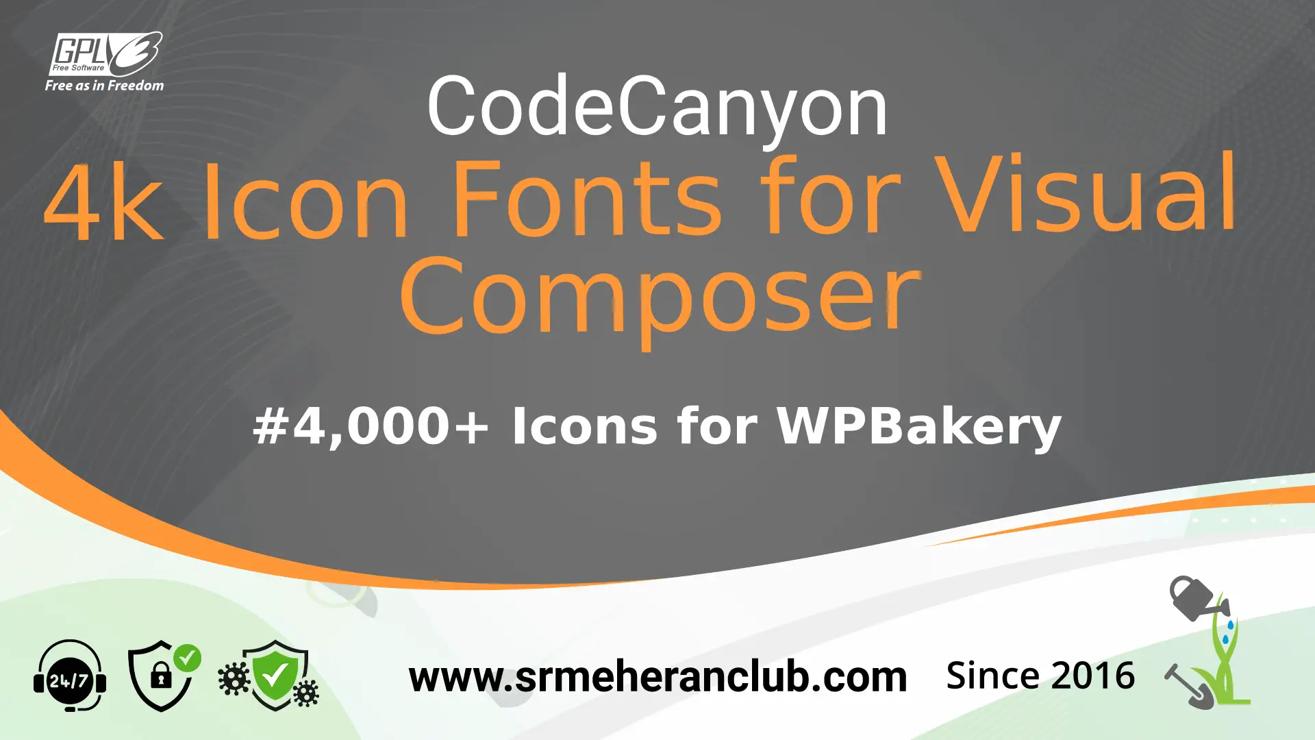 4k Icon Fonts for Visual Composer