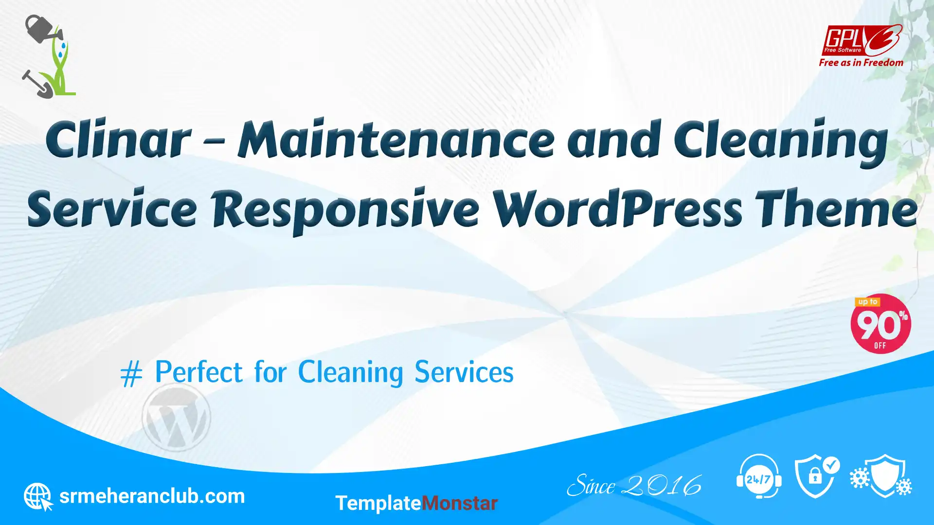 Clinar – Maintenance and Cleaning Service Responsive WordPress Theme
