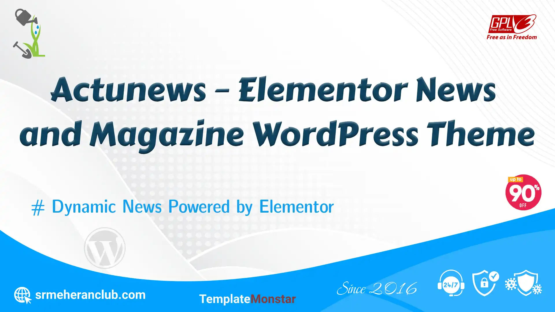 Actunews – Elementor News and Magazine WordPress Theme — Theme by Templatemonster