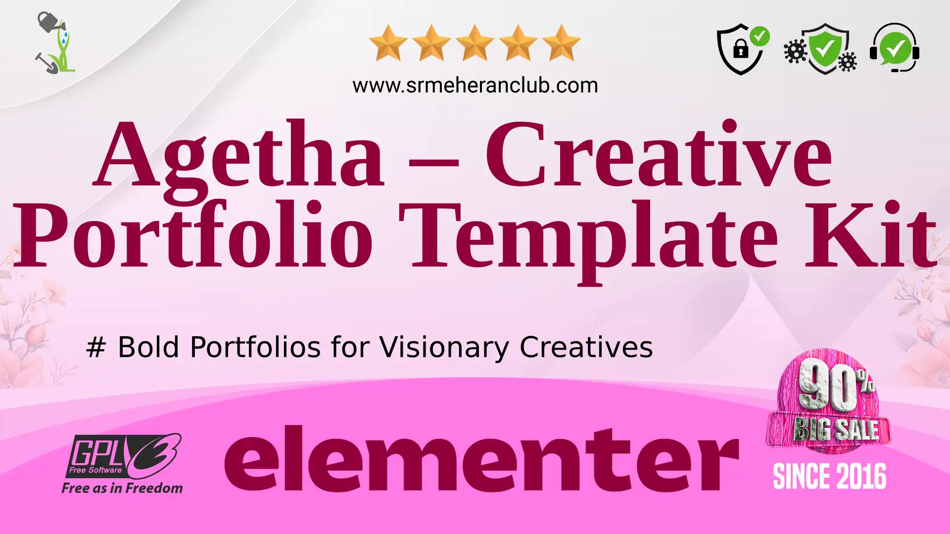 Agetha – Creative Portfolio Template Kit — Elementor Kit by Themeforest