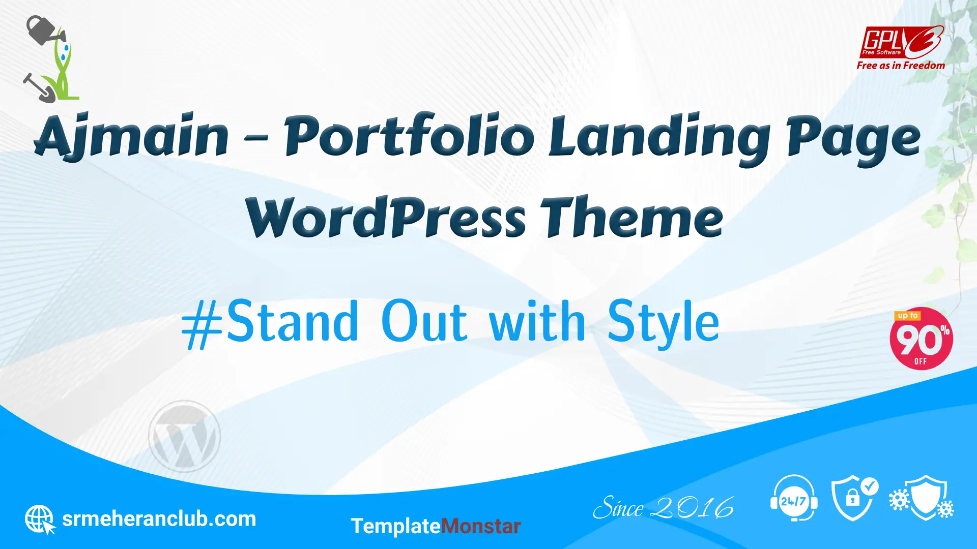 Ajmain – Portfolio Landing Page WordPress Theme — Theme by Templatemonster