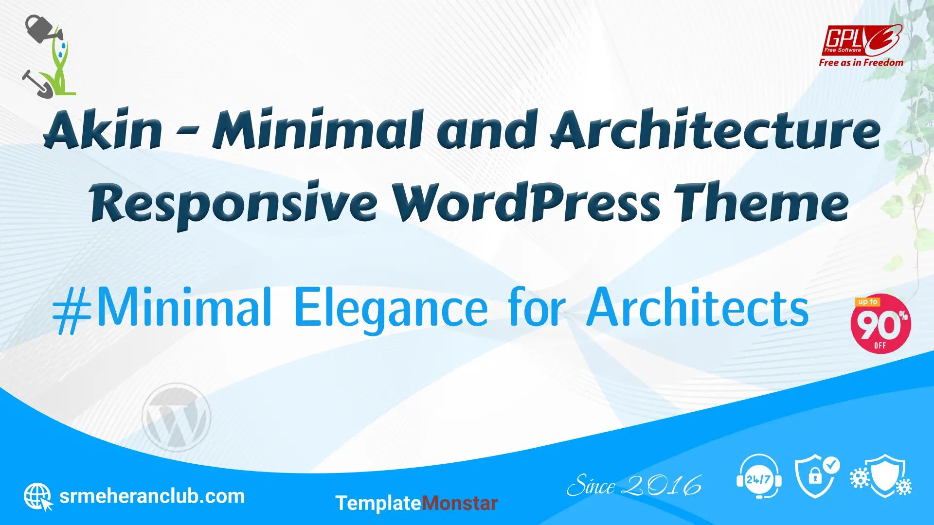 Akin – Minimal and Architecture Responsive WordPress Theme — Theme by Templatemonster