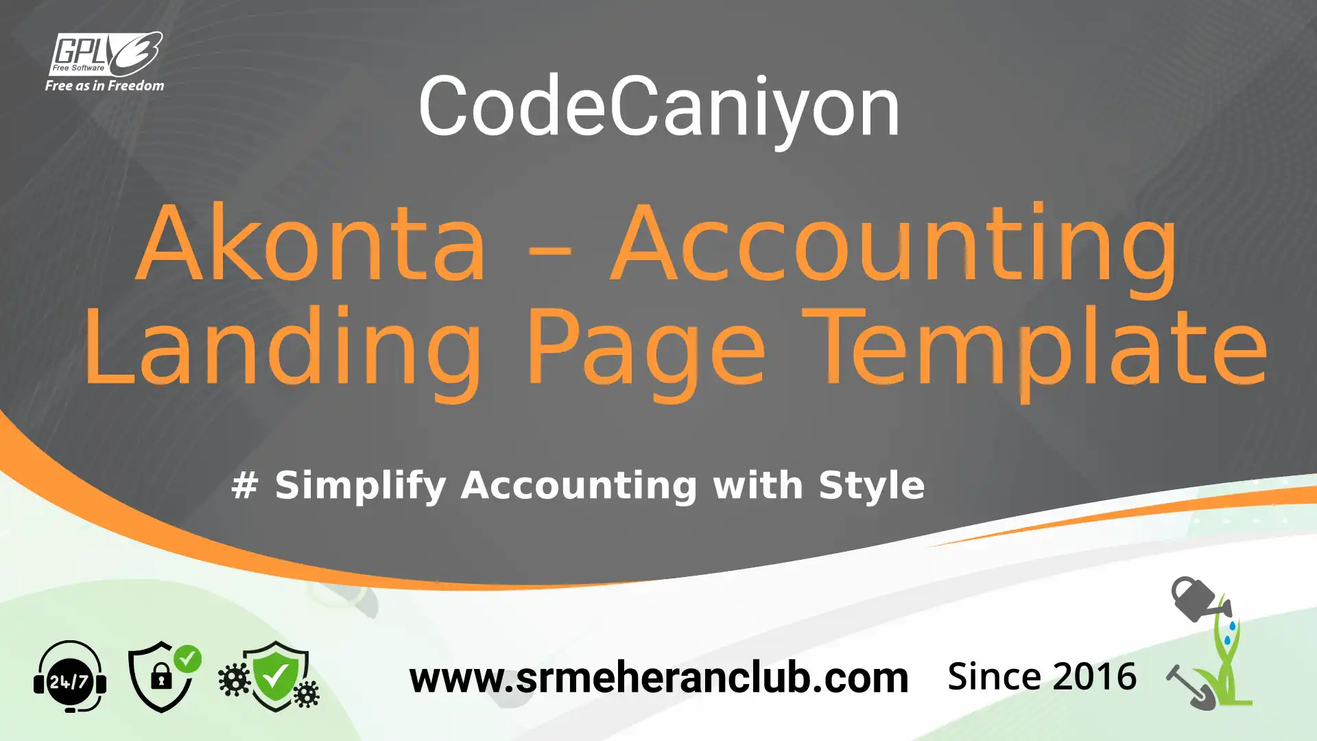 Akonta – Accounting Landing Page Template — Template by Themeforest