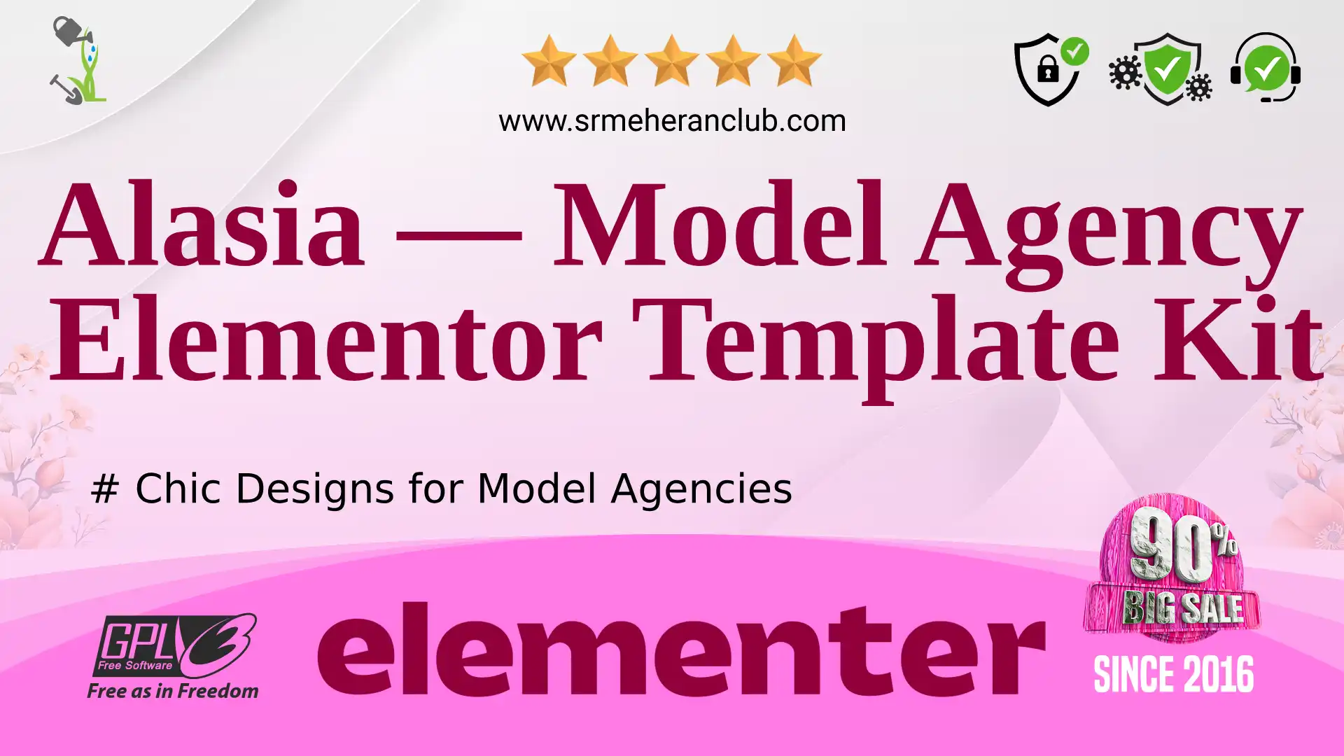Alasia — Model Agency Elementor Template Kit