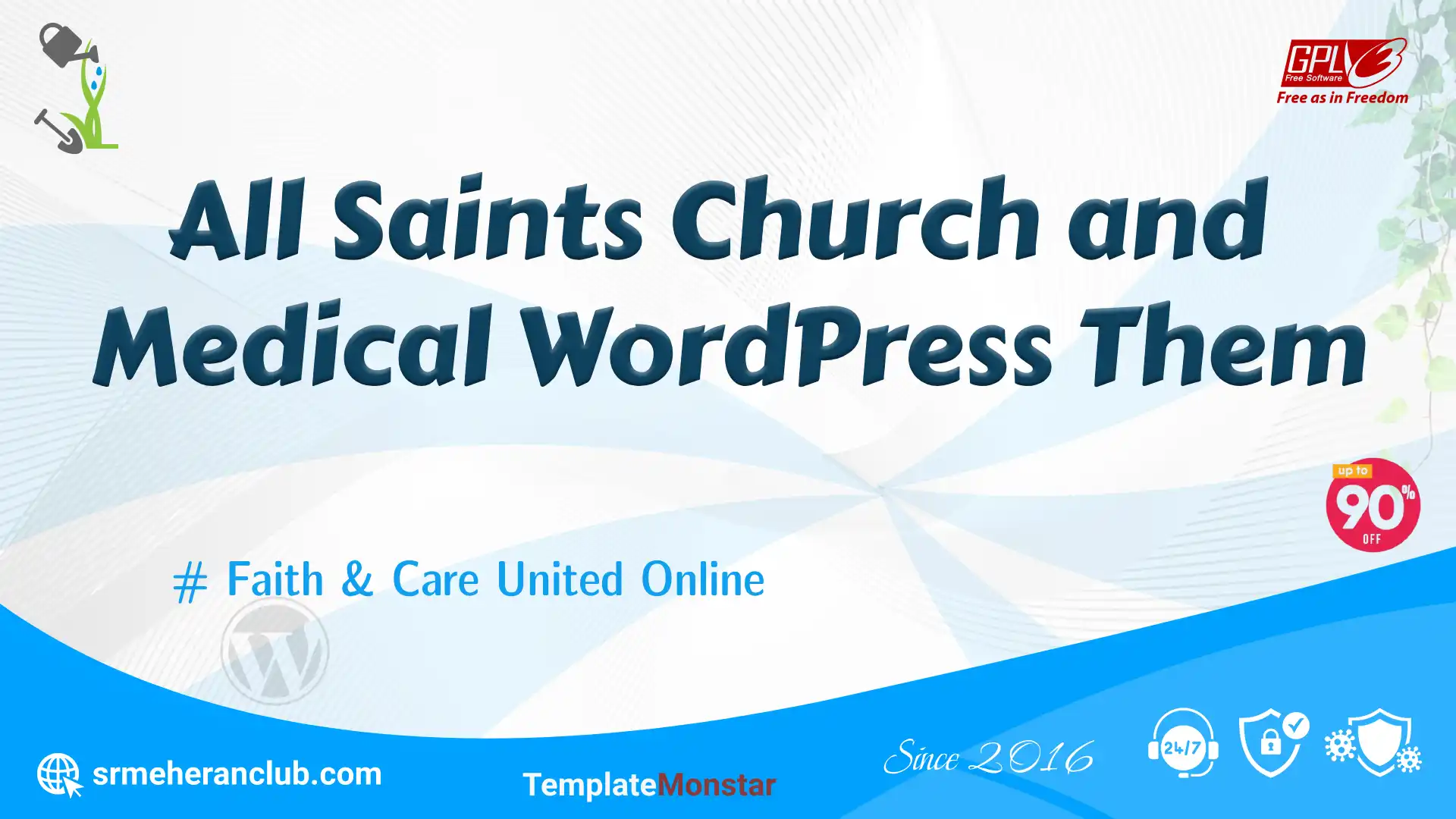 All Saints Church and Medical WordPress Them — Theme by Templatemonster