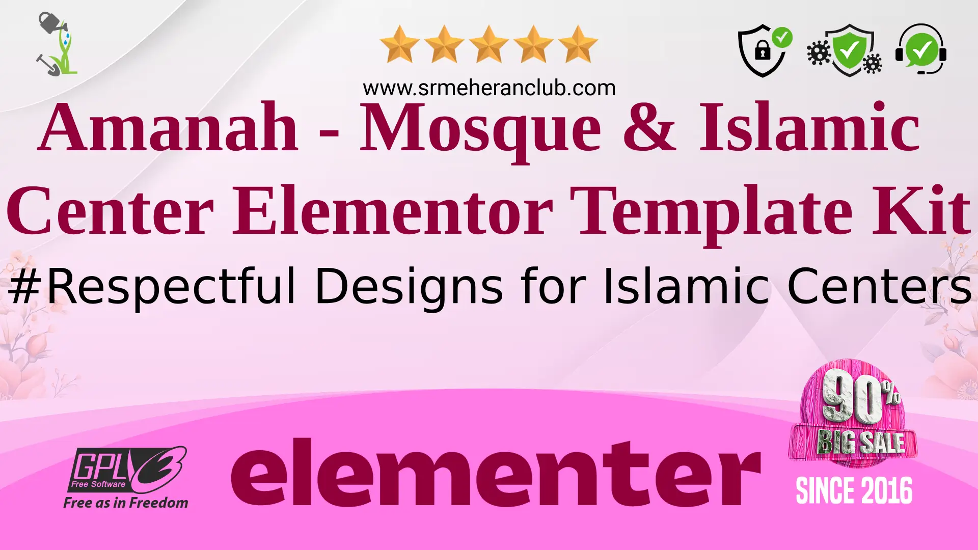 Amanah – Mosque & Islamic Center Elementor Template Kit — Elementor Kit by Themeforest