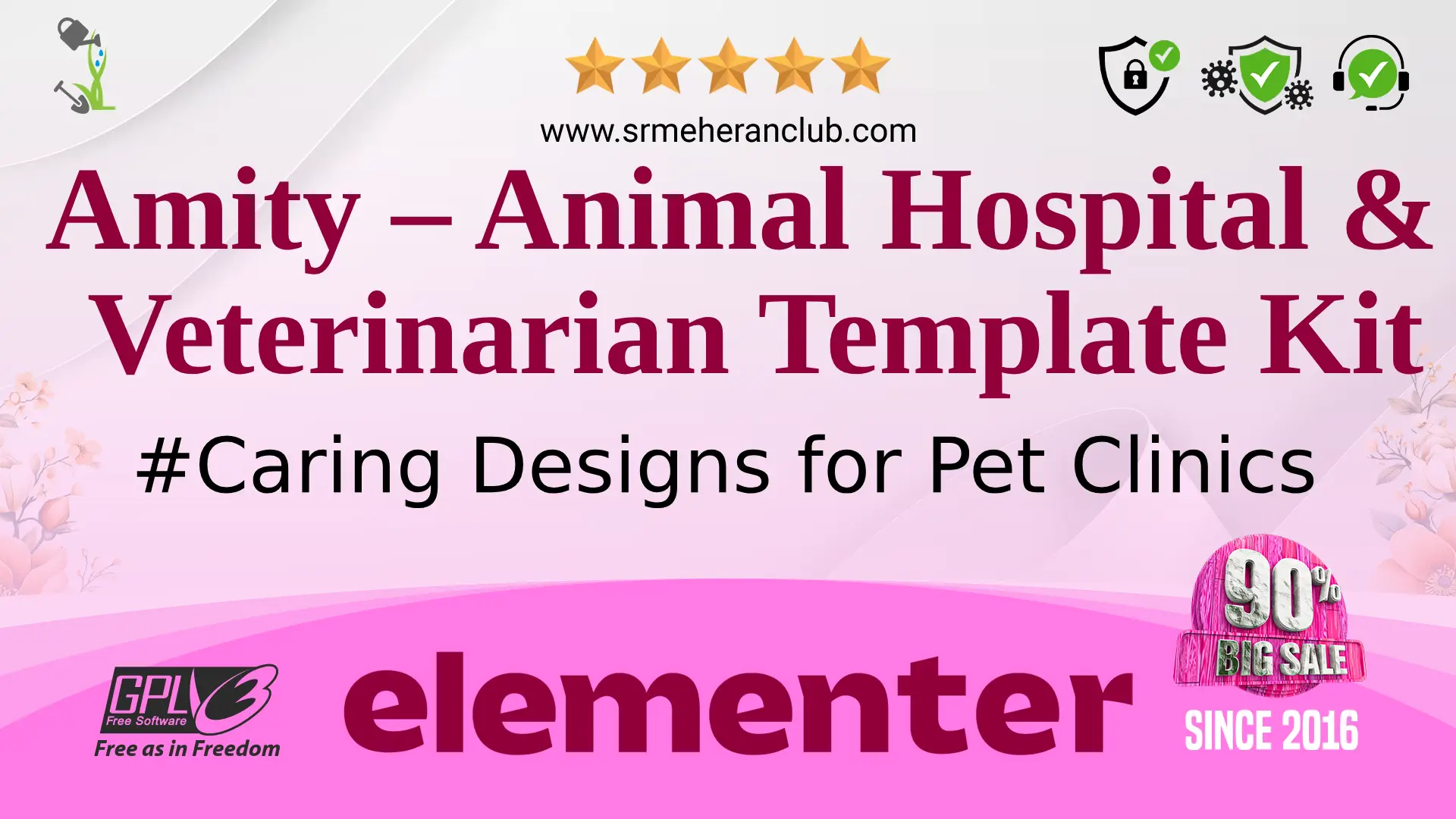 Amity – Animal Hospital & Veterinarian Template Kit