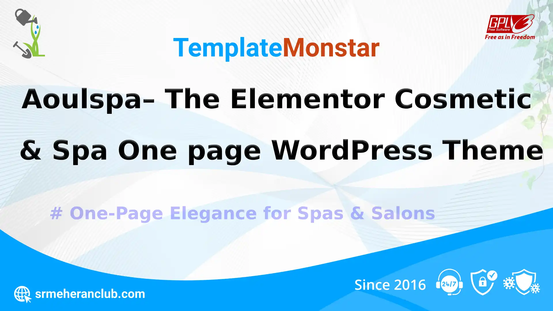 Aoulspa– The Elementor Cosmetic & Spa One page WordPress Theme