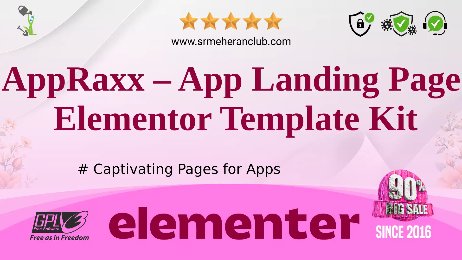 AppRaxx – App Landing Page Elementor Template Kit — Elementor Kit by Themeforest