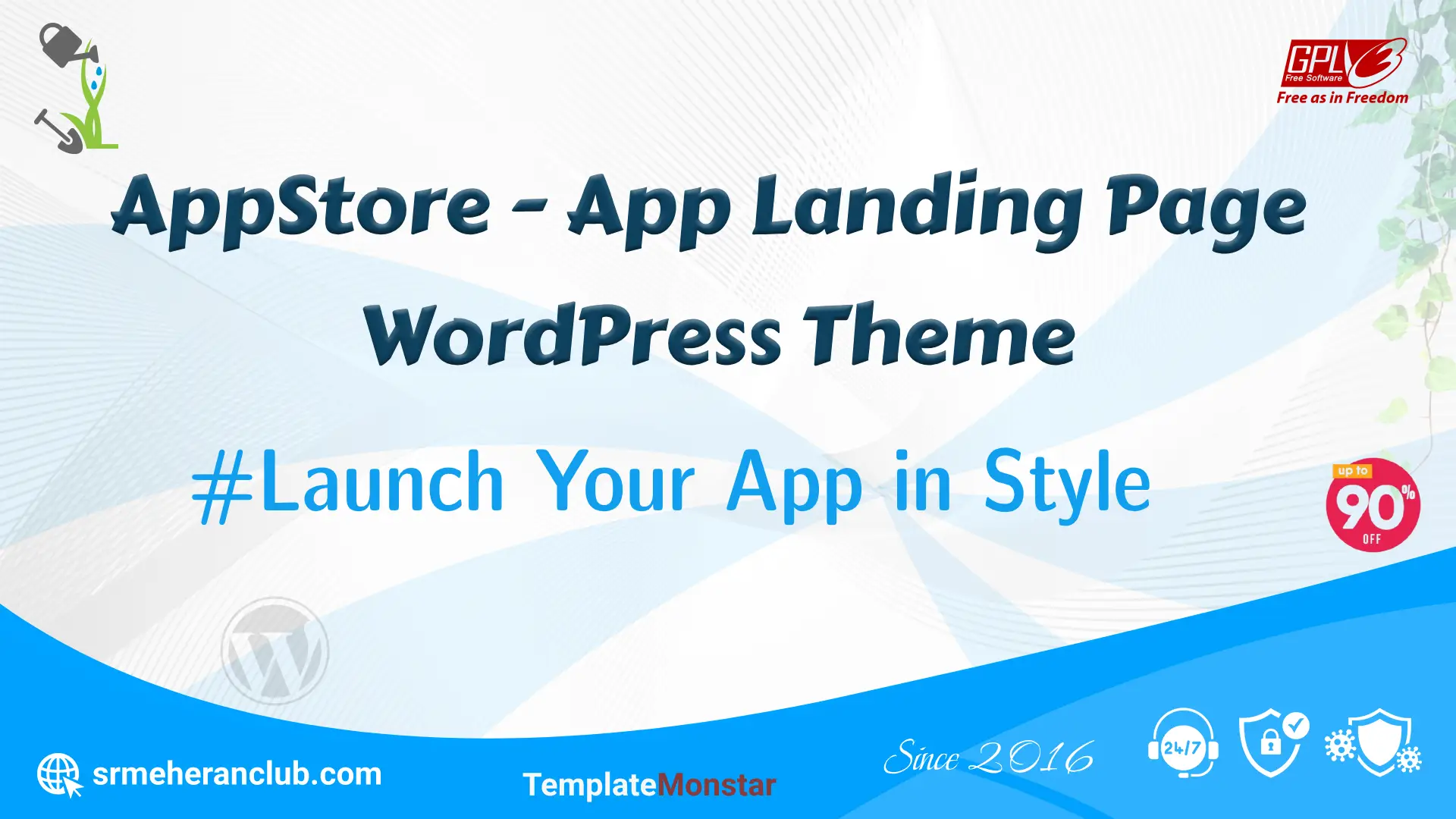 AppStore – App Landing Page WordPress Theme — Theme by Templatemonster