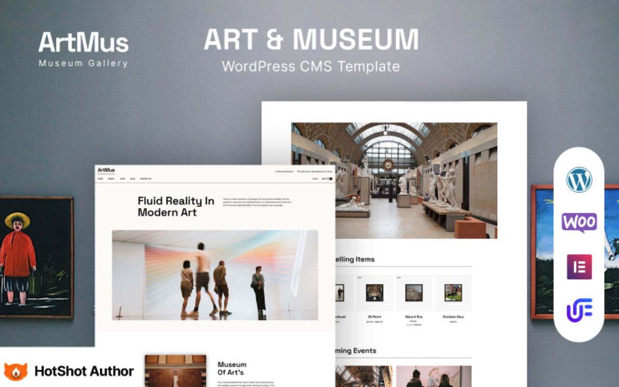 Artmus – Museum Gallery WordPress Elementor Theme WordPress Theme — WordPress Theme by TemplateMonster