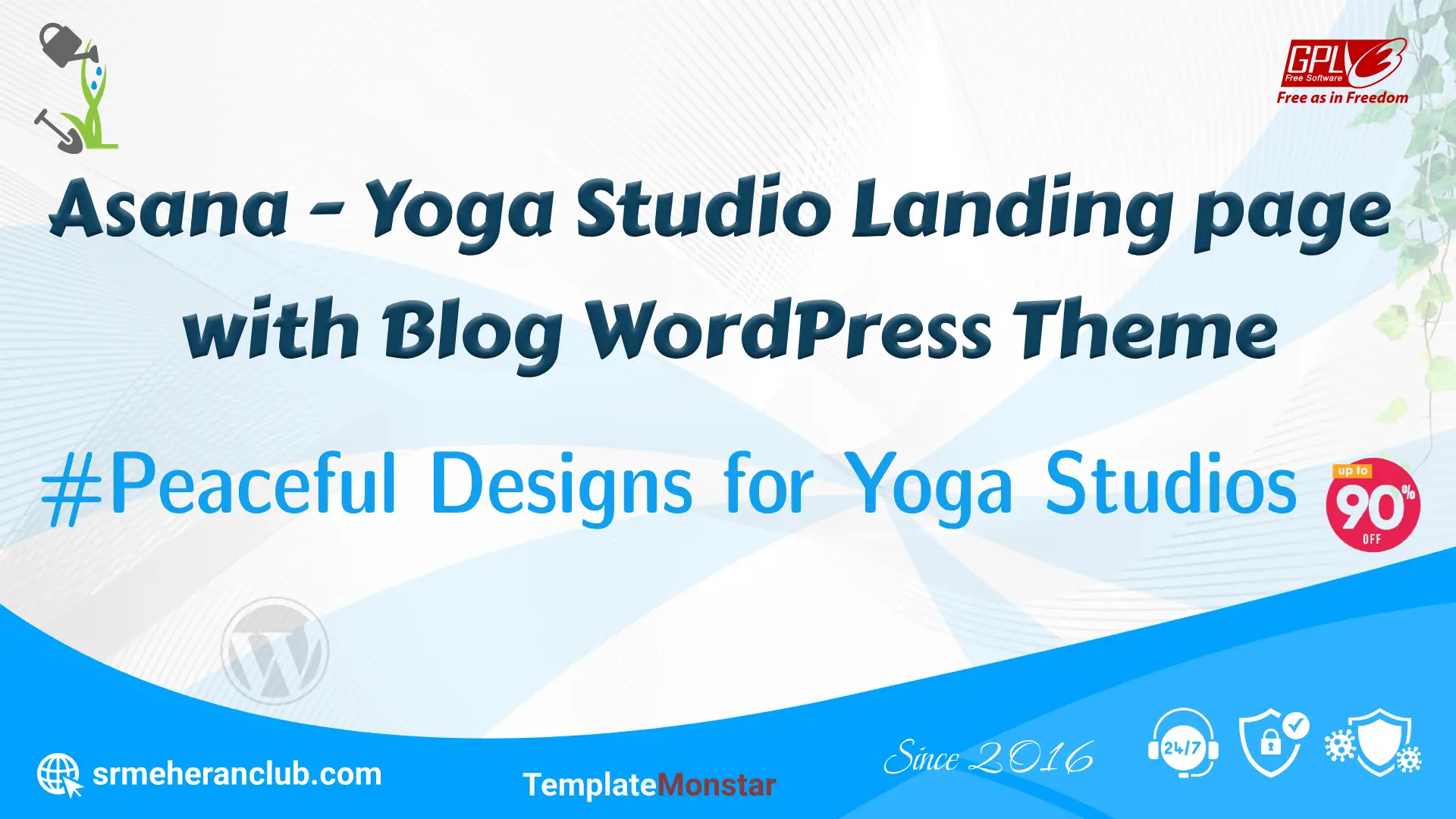 Asana – Yoga Studio Landing page with Blog WordPress Theme — Theme by Templatemonster
