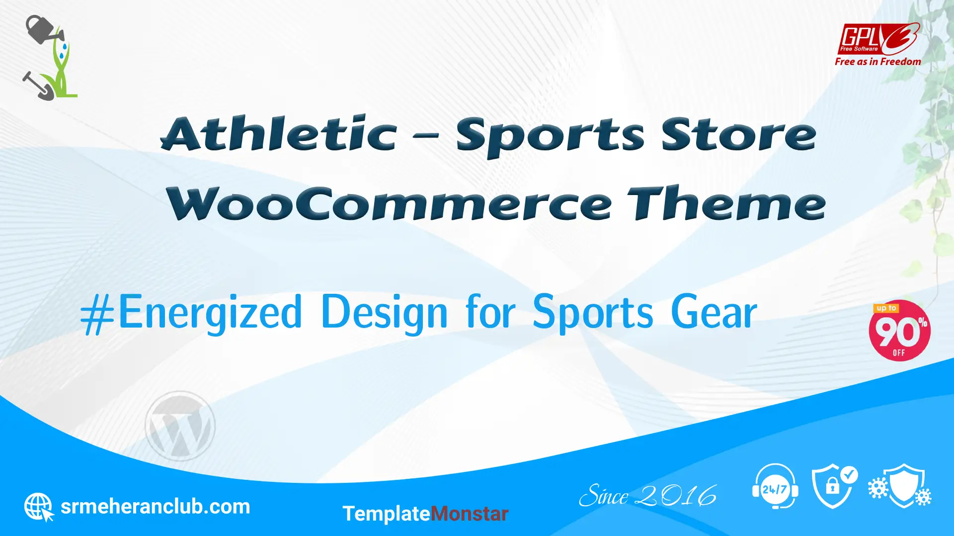 Athletic – Sports Store WooCommerce Theme — Theme by Templatemonster