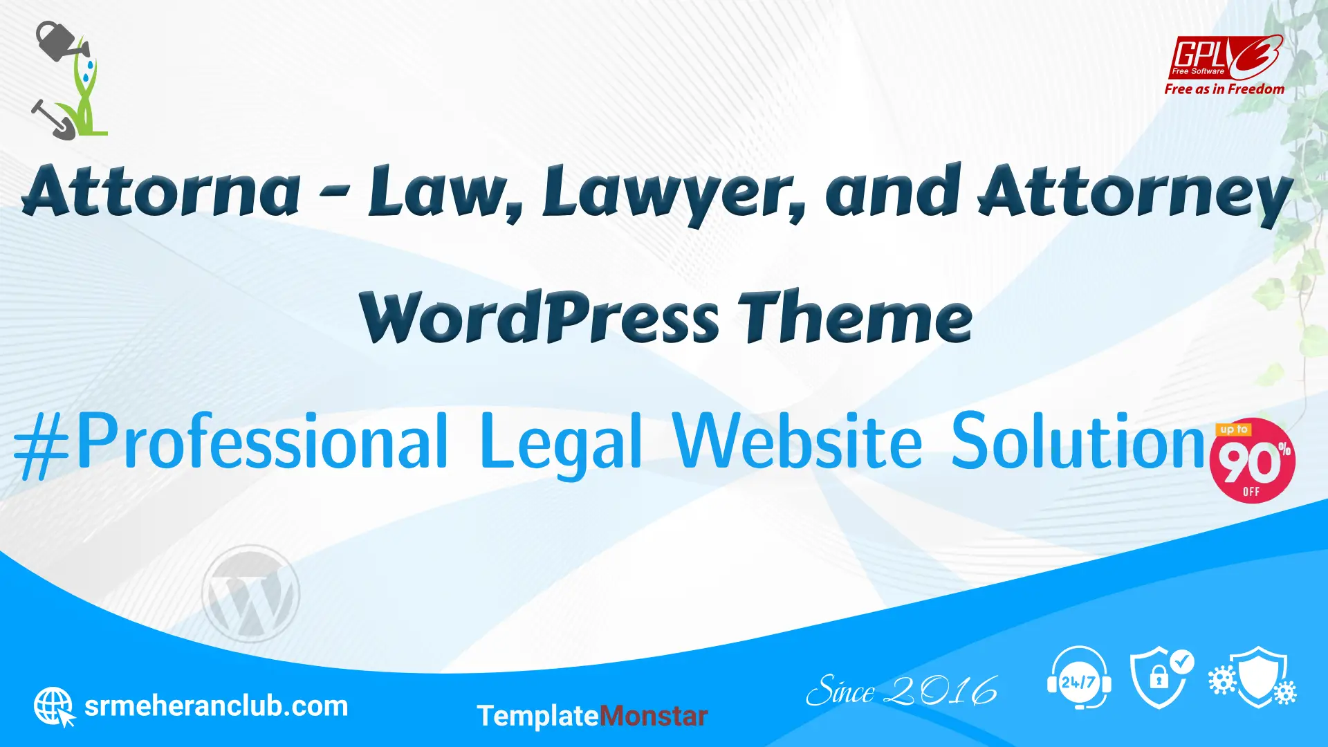 Attorna – Law, Lawyer, and Attorney WordPress Theme — Theme by Templatemonster