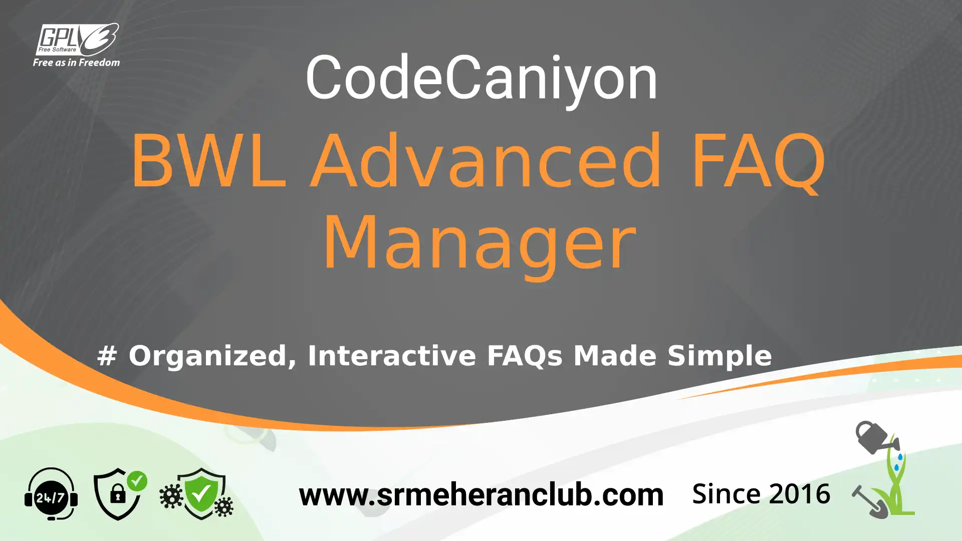 BWL Advanced FAQ Manager — Plugin by Codecanyon