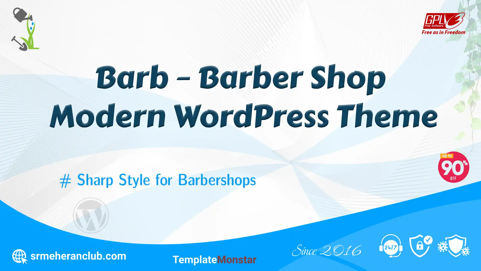 Barb – Barber Shop Modern WordPress Theme