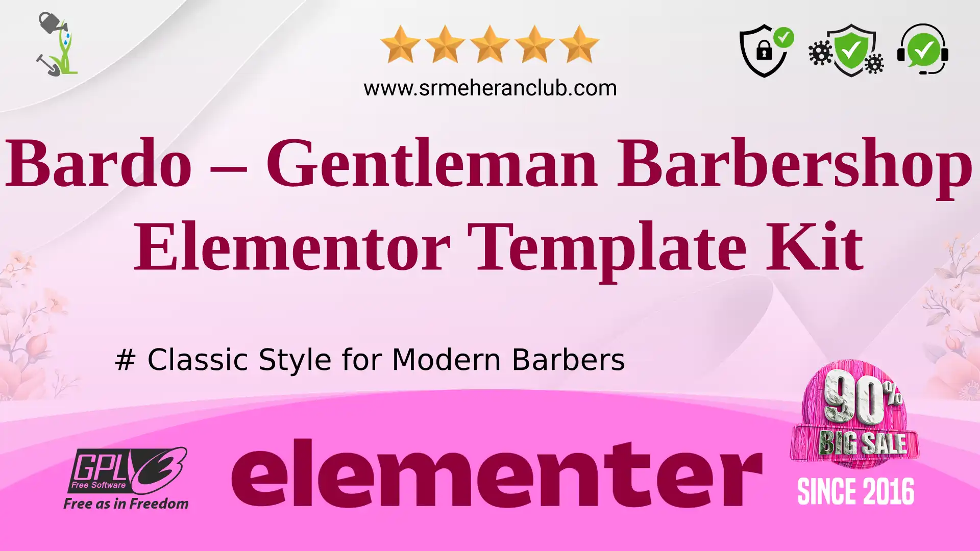 Bardo – Gentleman Barbershop Elementor Template Kit — Elementor Kit by Themeforest