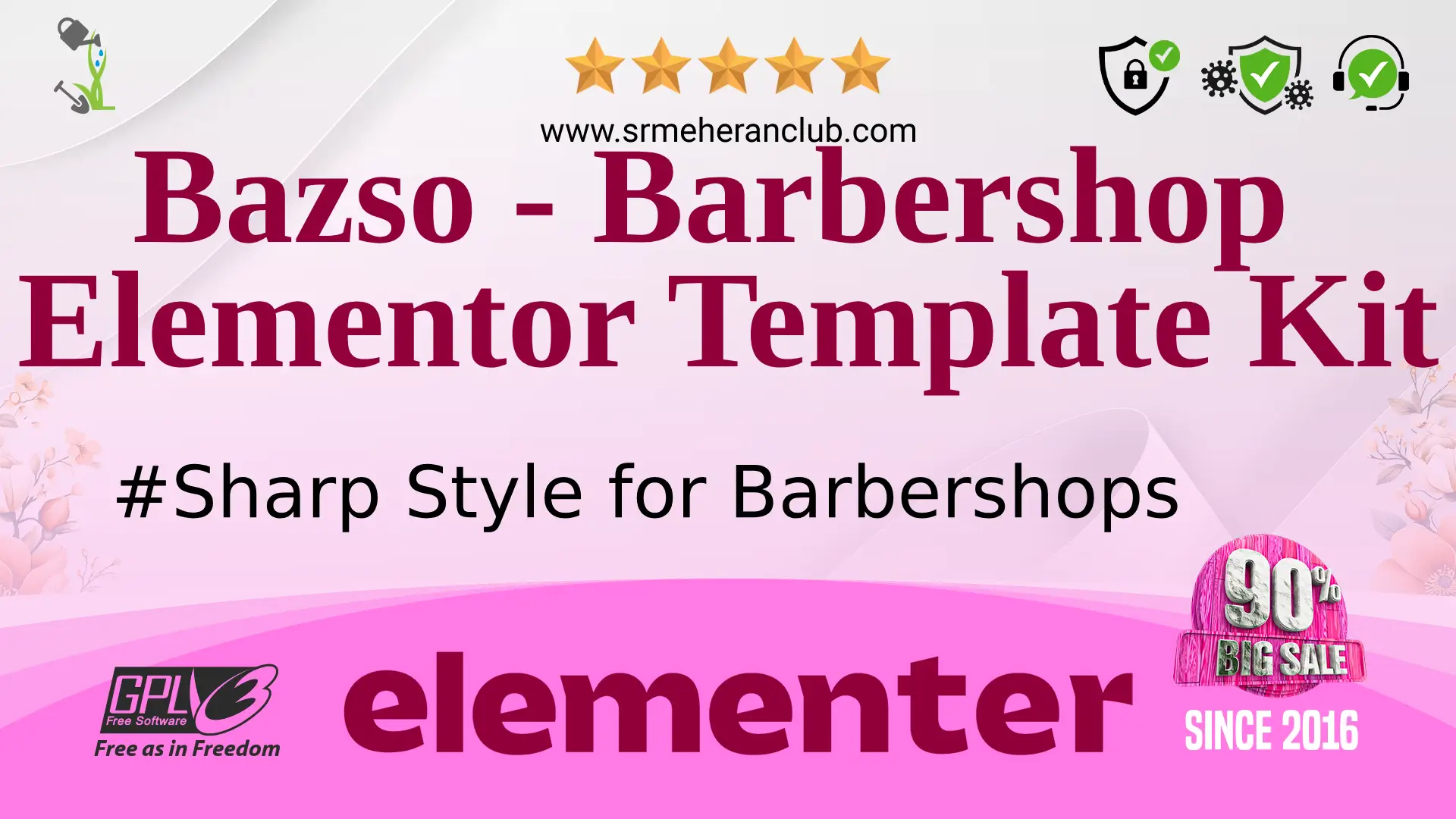 Bazso – Barbershop Elementor Template Kit — Elementor Kit by Themeforest
