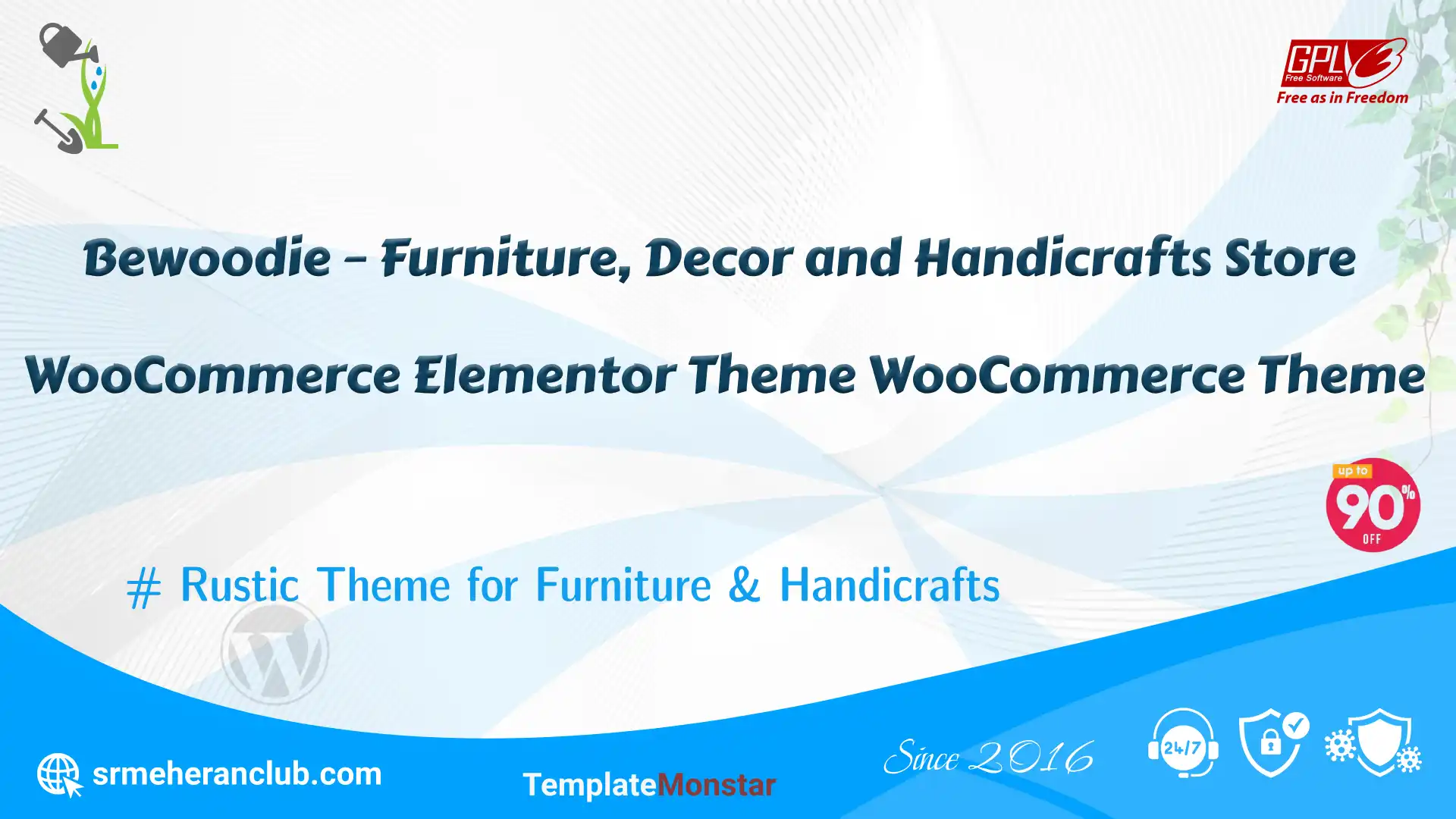 Bewoodie – Furniture, Decor and Handicrafts Store WooCommerce Elementor Theme WooCommerce Theme