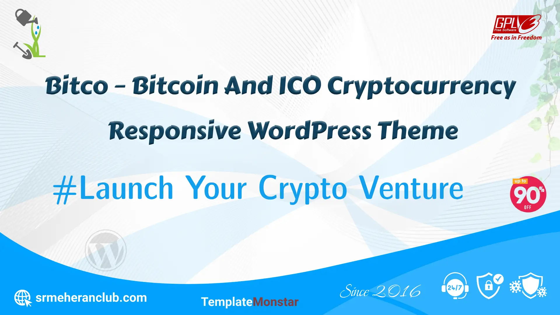 Bitco – Bitcoin And ICO Cryptocurrency Responsive WordPress Theme — Theme by Templatemonster