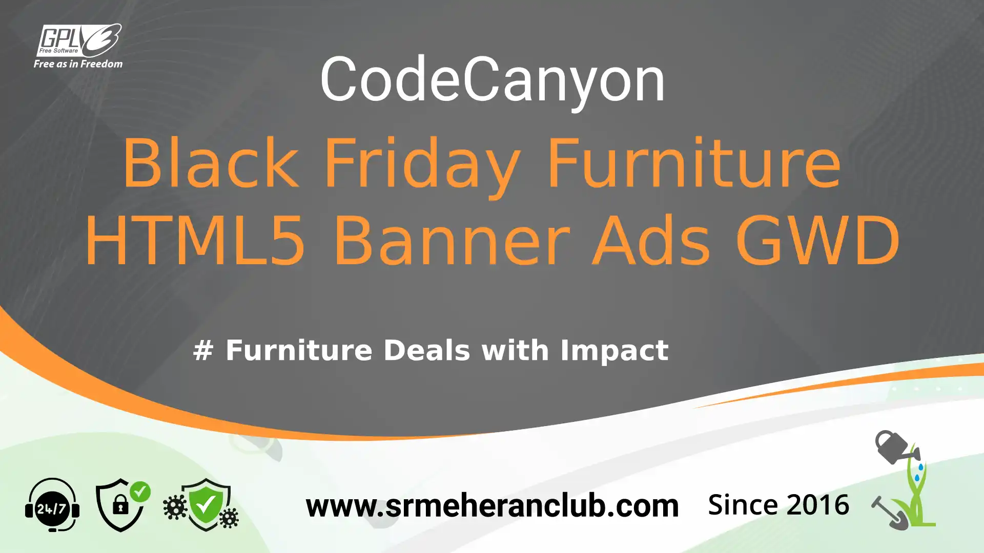 Black Friday Furniture HTML5 Banner Ads GWD — Template by Codecanyon