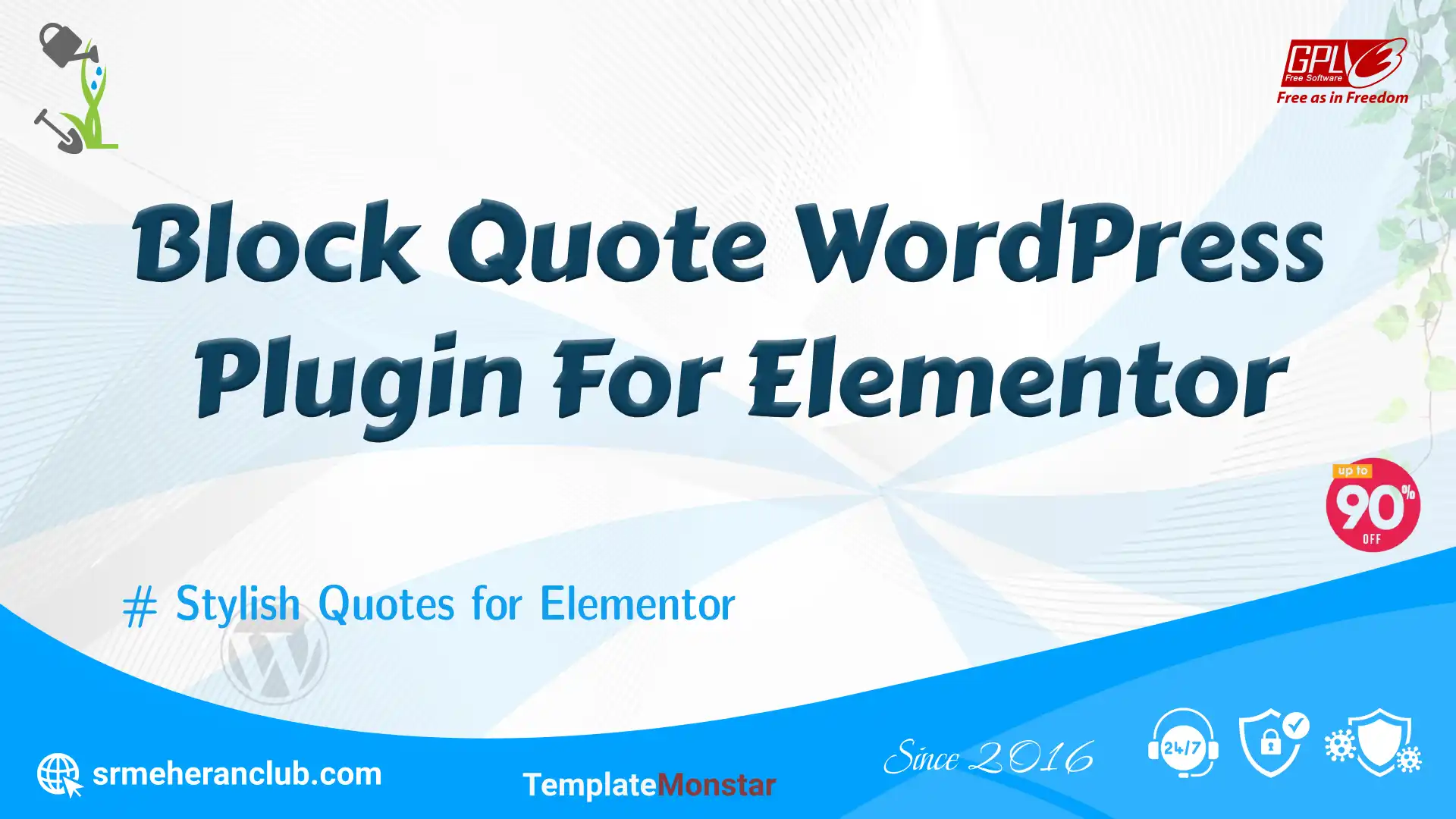 Block Quote WordPress Plugin For Elementor — Plugin by wppluginzone