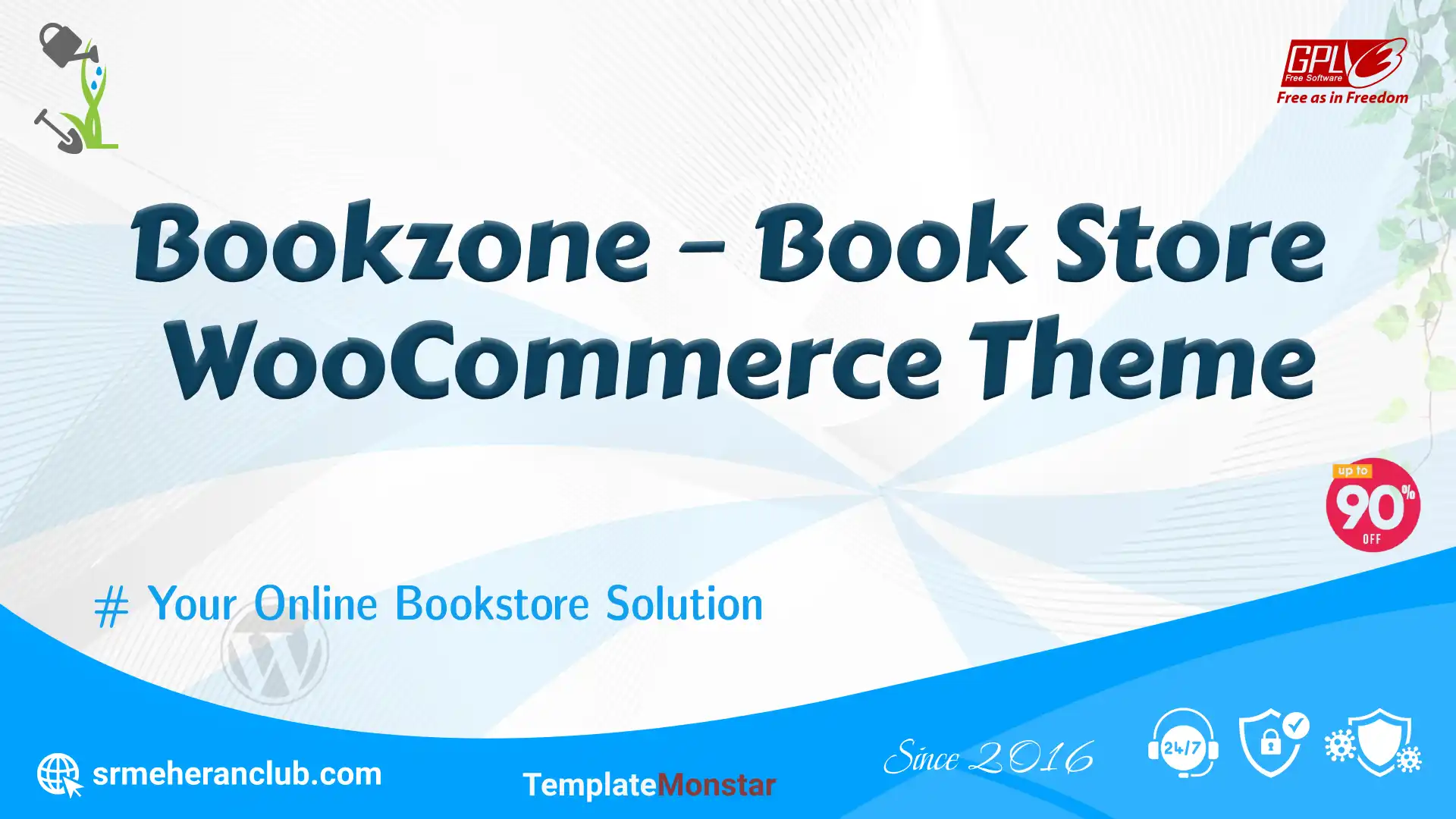 Bookzone – Book Store WooCommerce Theme — Theme by Templatemonster