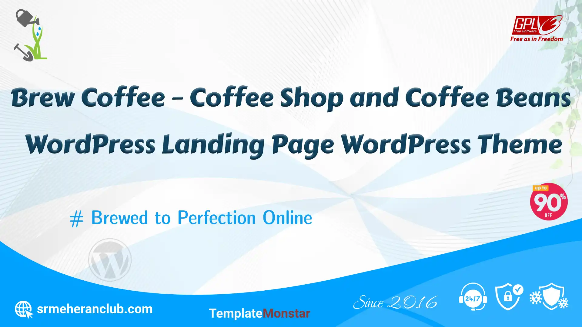 Brew Coffee – Coffee Shop and Coffee Beans WordPress Landing Page WordPress Theme — Theme by Templatemonster